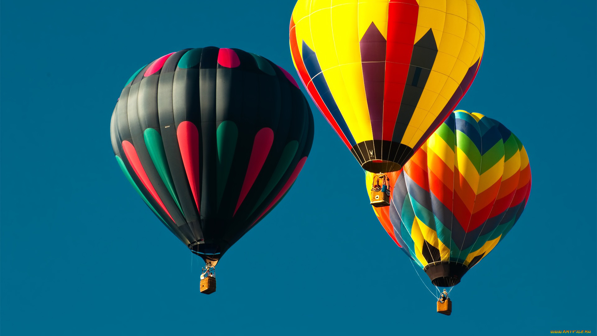 авиация, воздушные, шары, небо, баллоны, шары