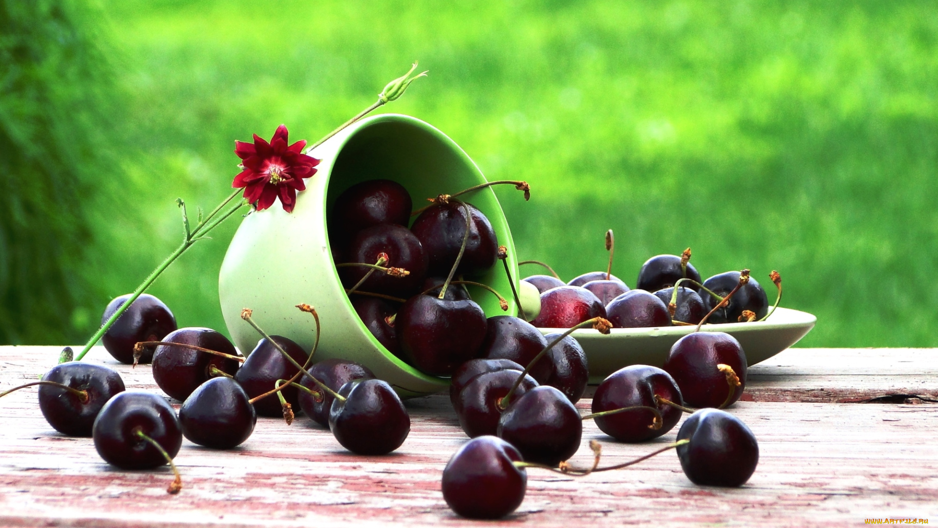 еда, вишня, , черешня