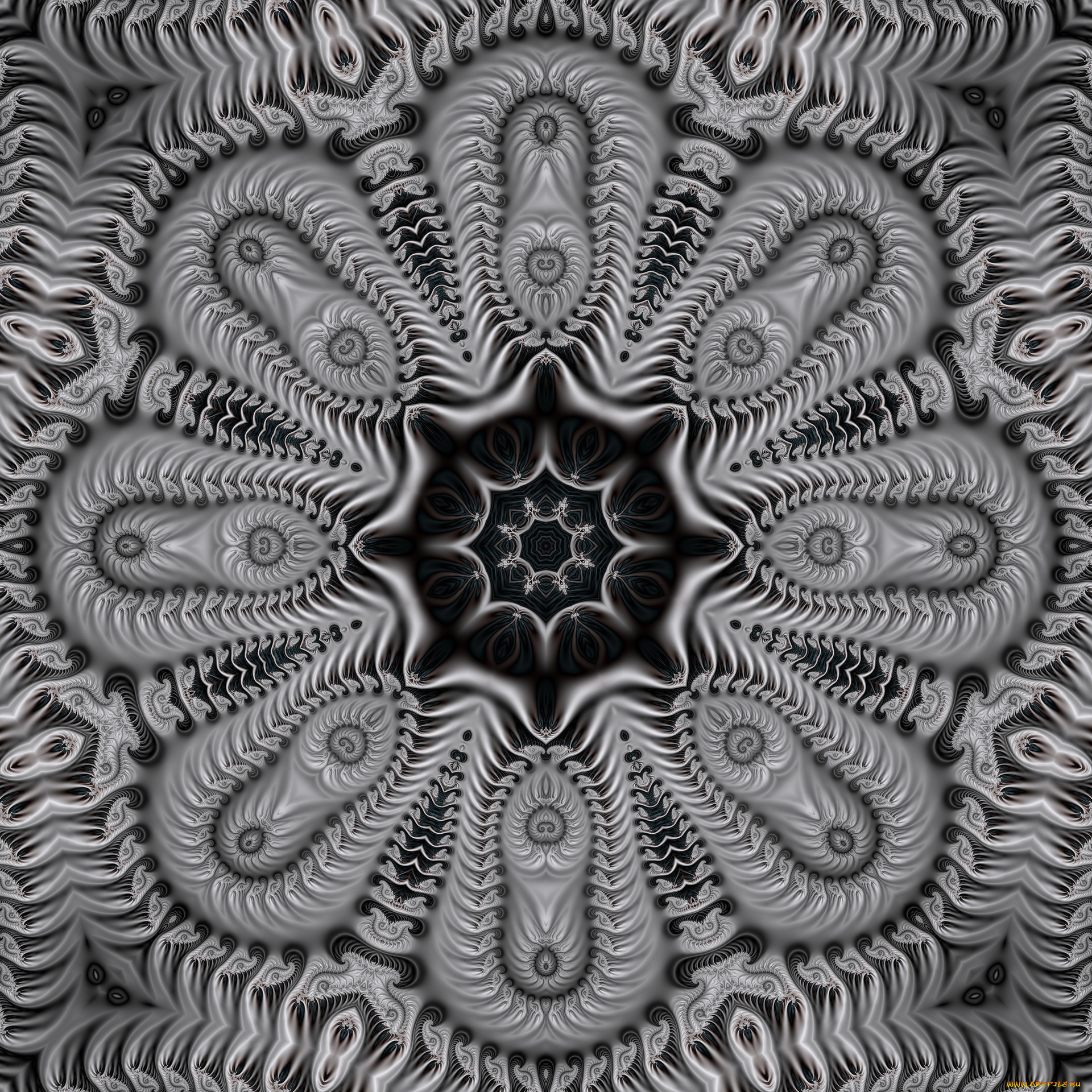 3д, графика, fractal, , фракталы, фон, цвета, узор