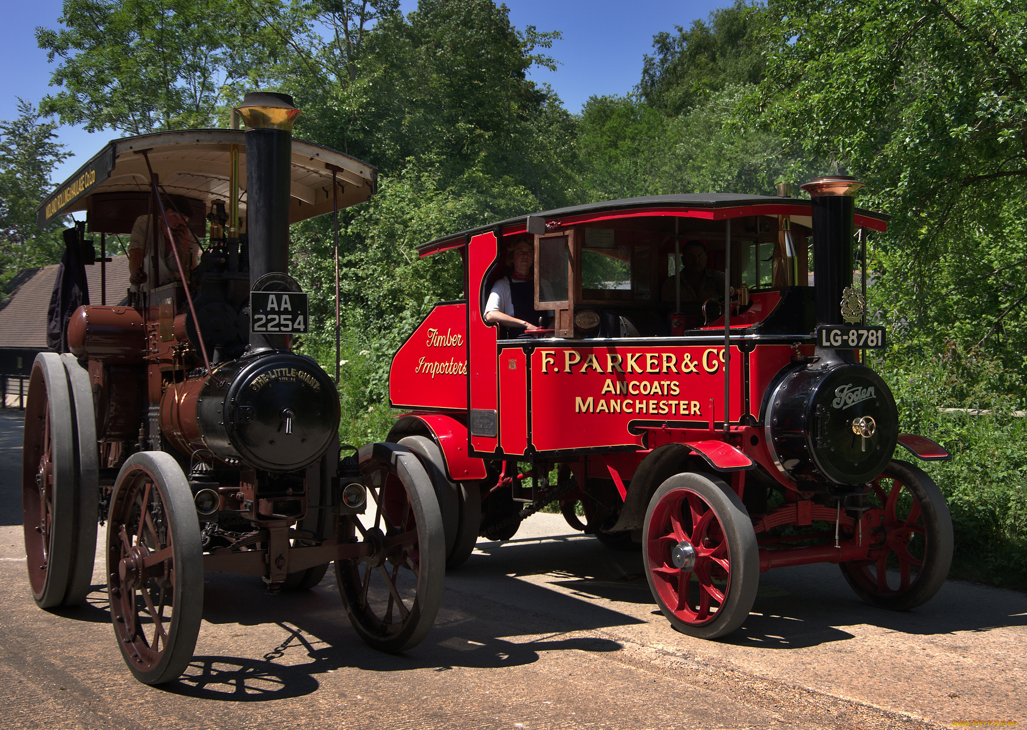 техника, тракторы, автомобиль, трактор, колесный, паровой