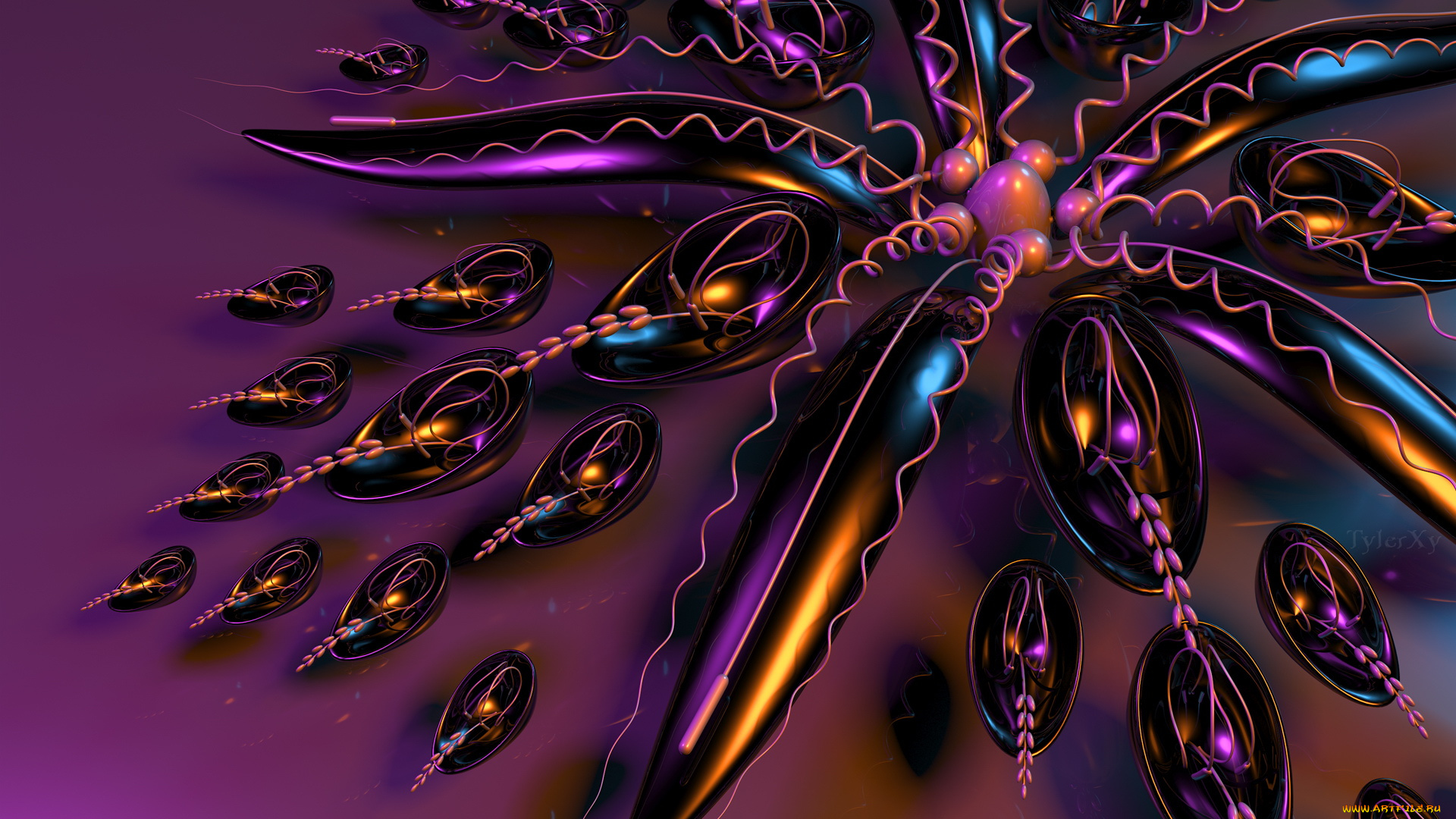 3д, графика, цветы, , flowers, узор, цвета, фон