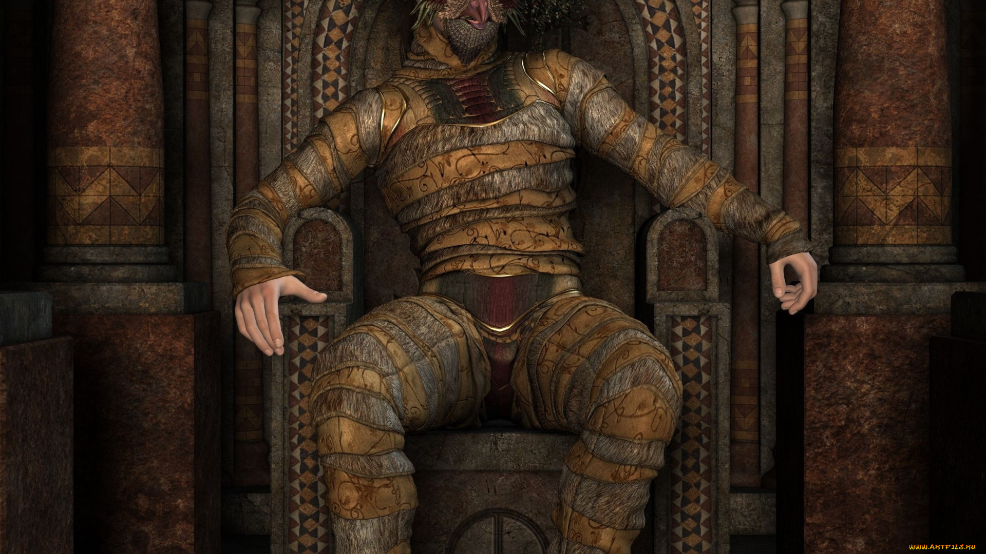 3д, графика, фантазия, , fantasy, человек, маска