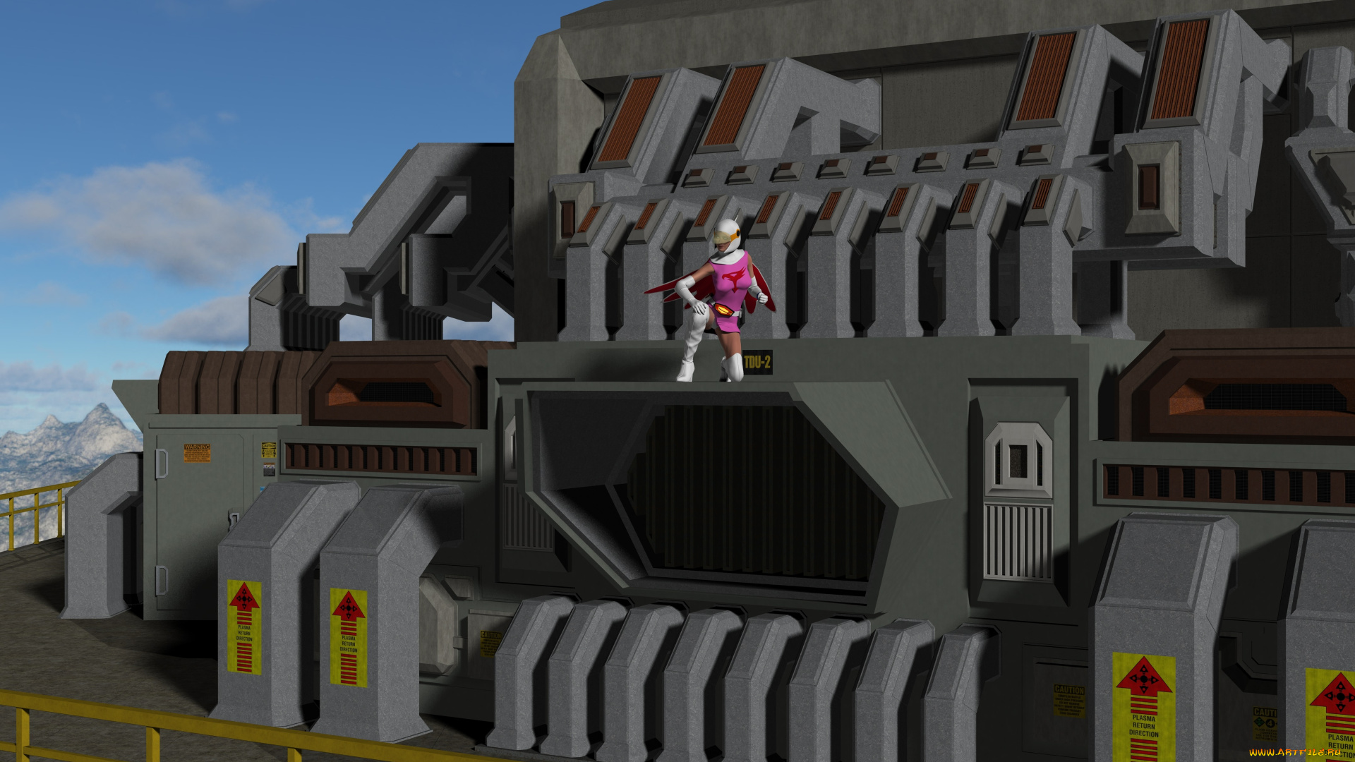 3д, графика, фантазия, , fantasy, фон, взгляд, девушка