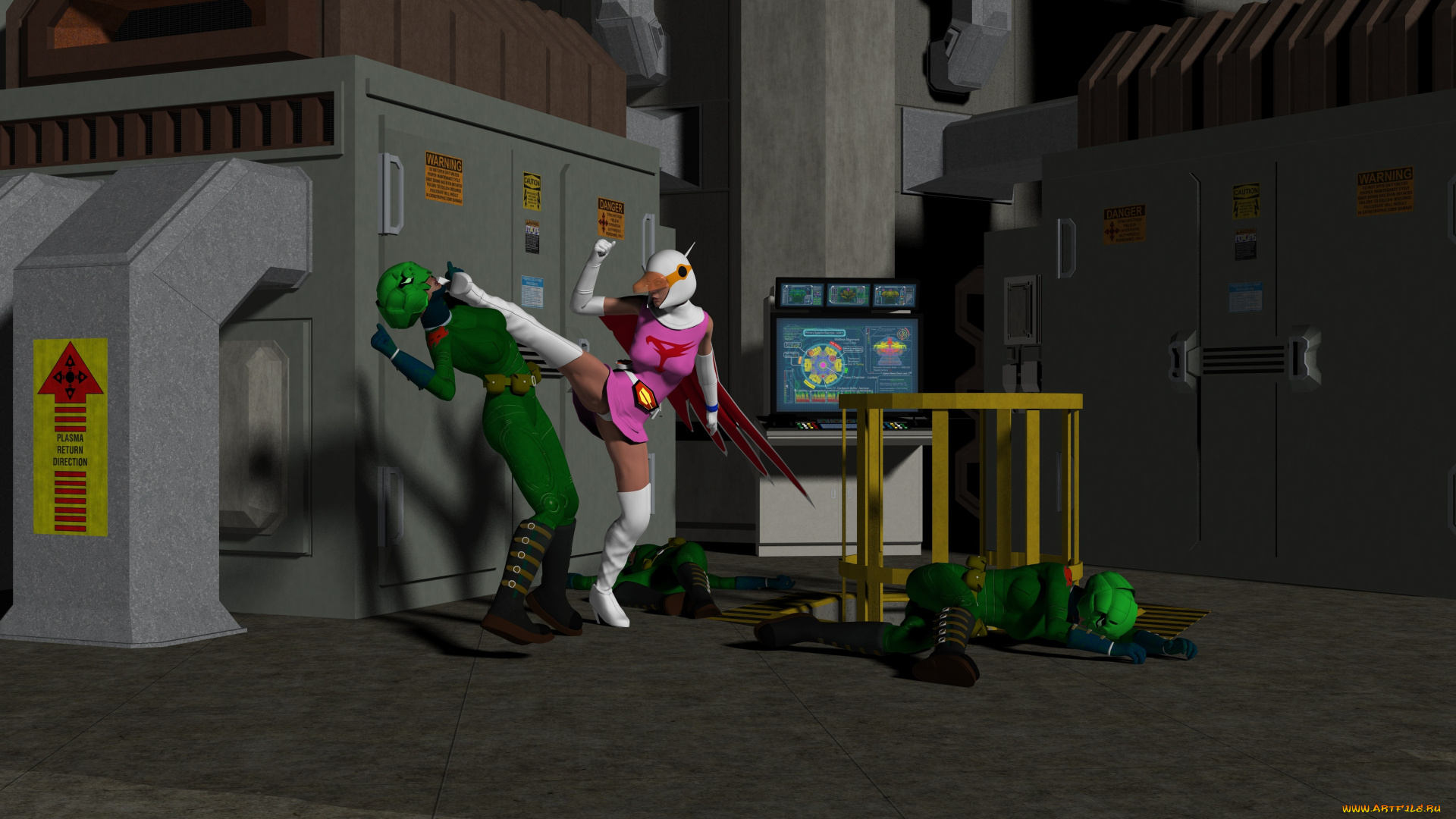 3д, графика, фантазия, , fantasy, фон, взгляд, девушка