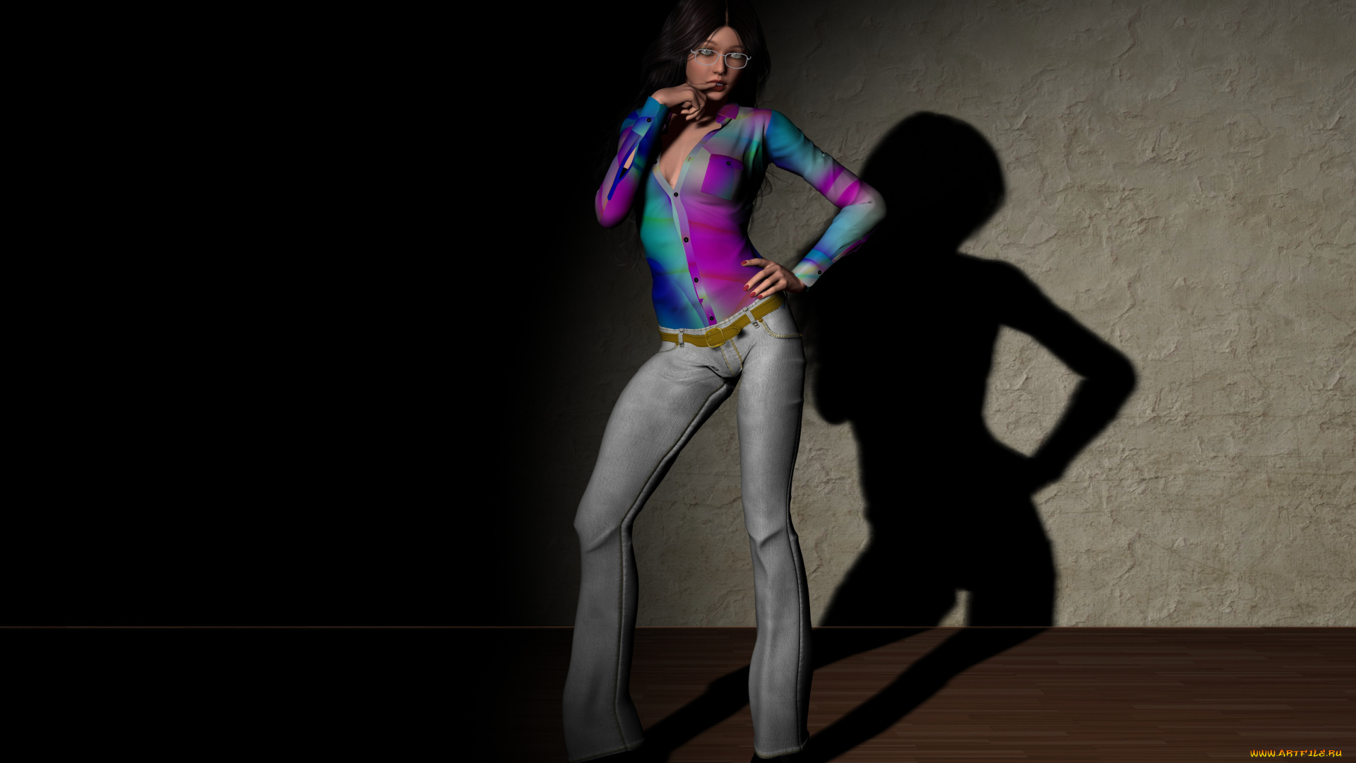 3д, графика, люди, , people, фон, взгляд, девушка