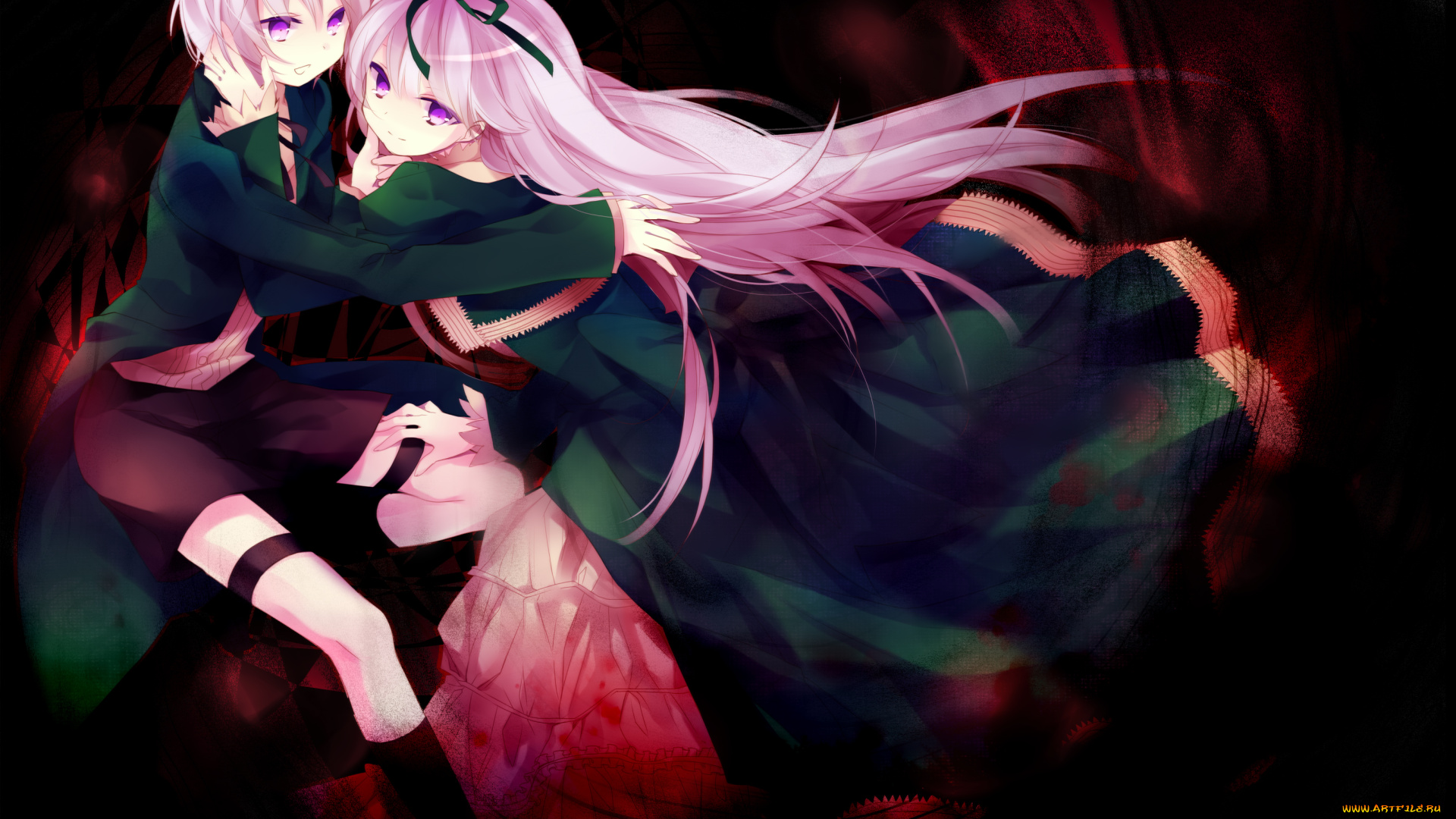 аниме, black, lagoon, лента, дети, близнецы, парень, девушка, ibara, riato, gretel, hansel