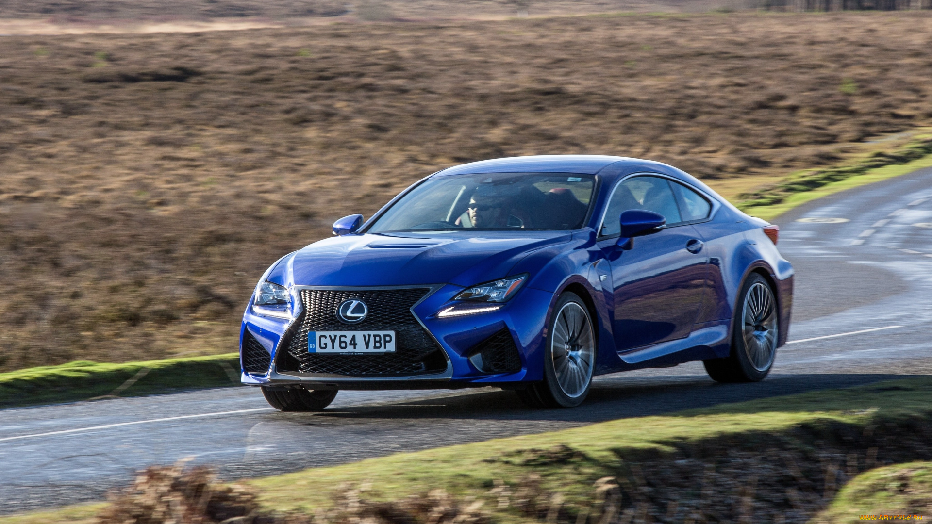 автомобили, lexus, rc, f, синий, 2014г, uk-spec