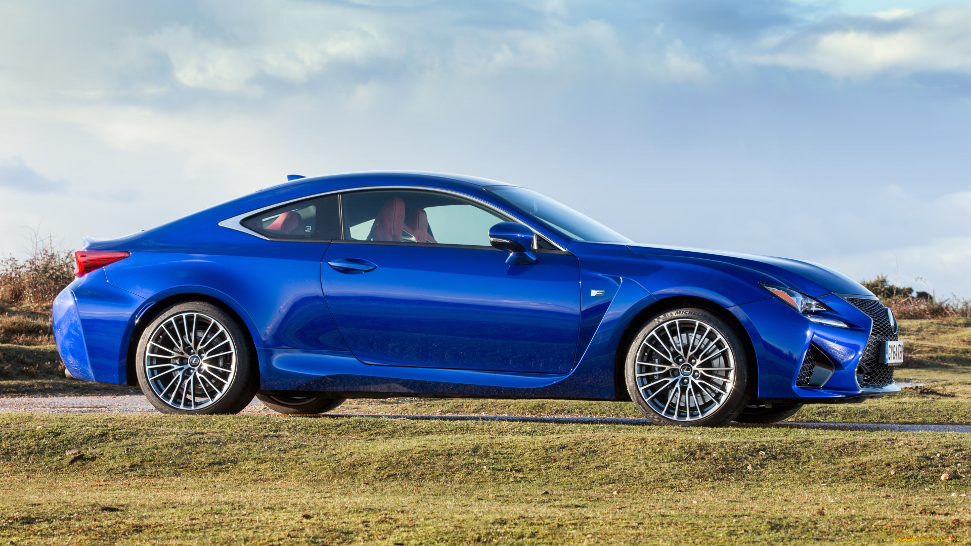 автомобили, lexus, синий, 2014г, uk-spec, rc, f