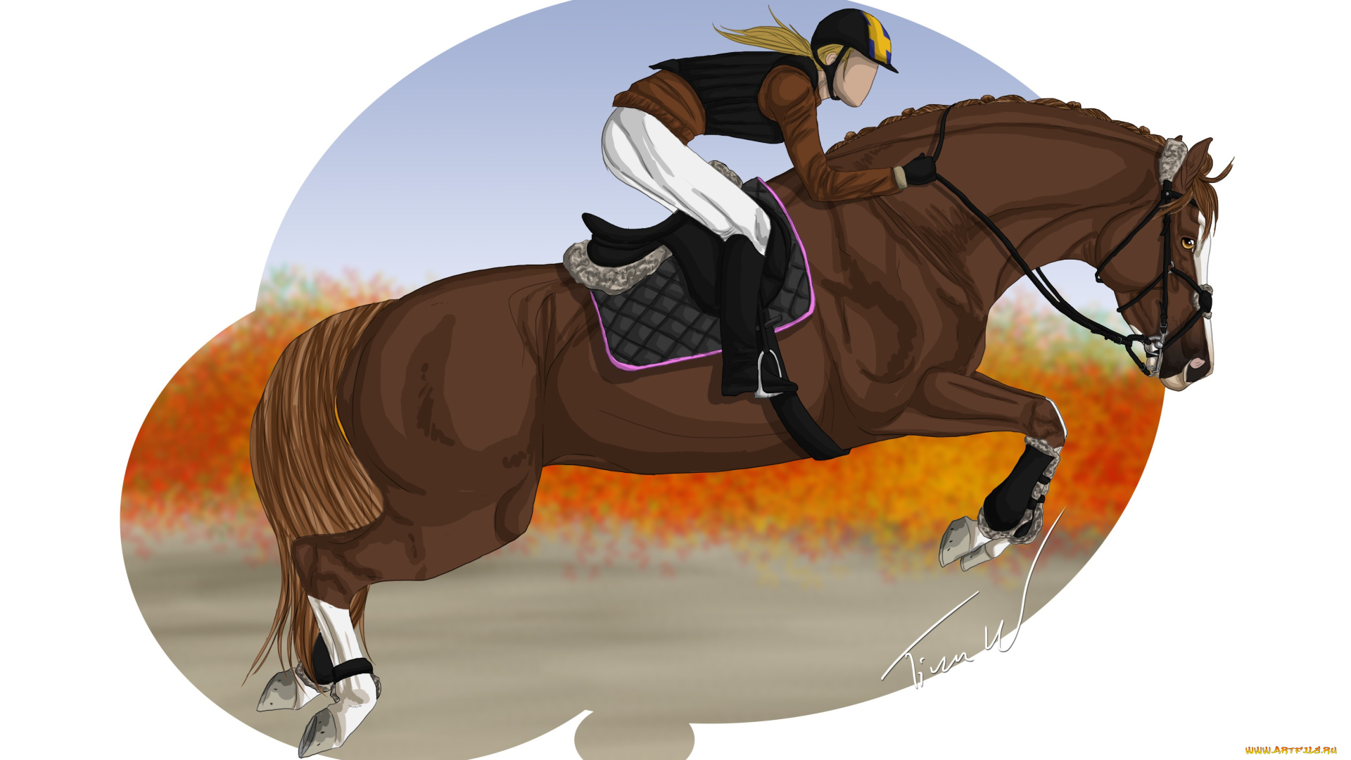 рисованное, животные, , лошади, лошадь, жокей, скачки, ипподром