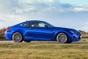 обоя автомобили, lexus, синий, 2014г, uk-spec, rc, f
