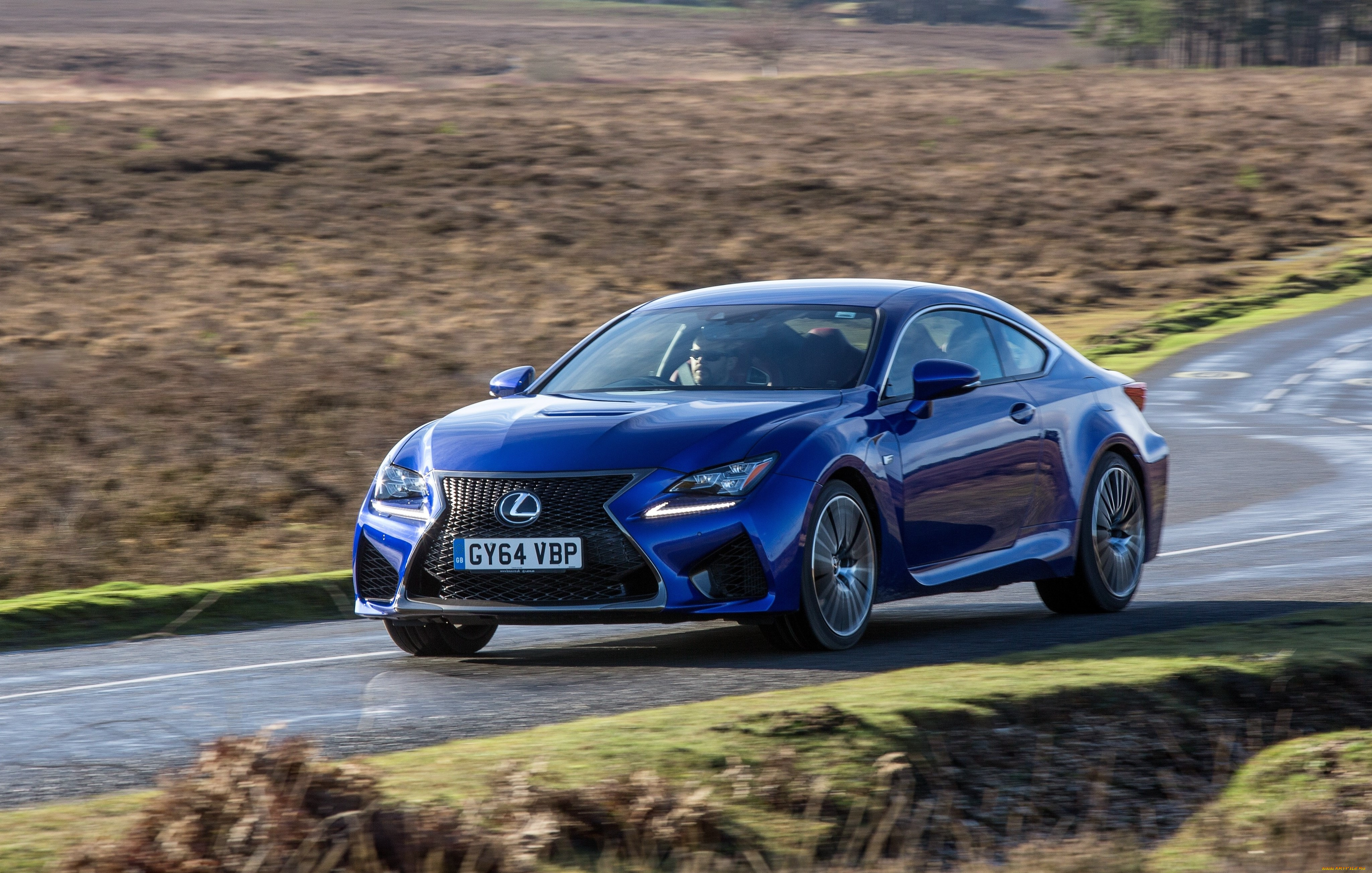 автомобили, lexus, rc, f, синий, 2014г, uk-spec