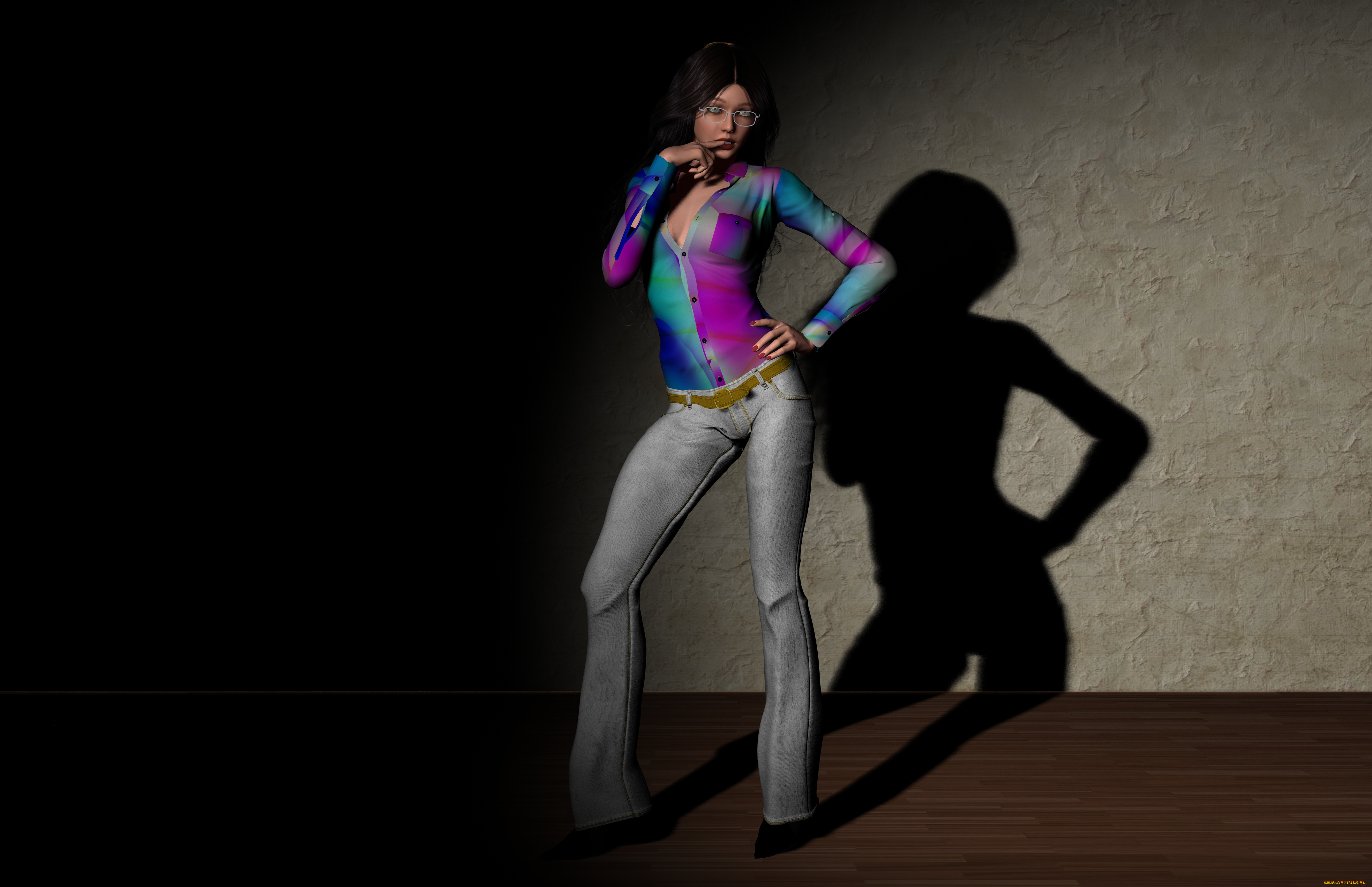 3д, графика, люди, , people, фон, взгляд, девушка