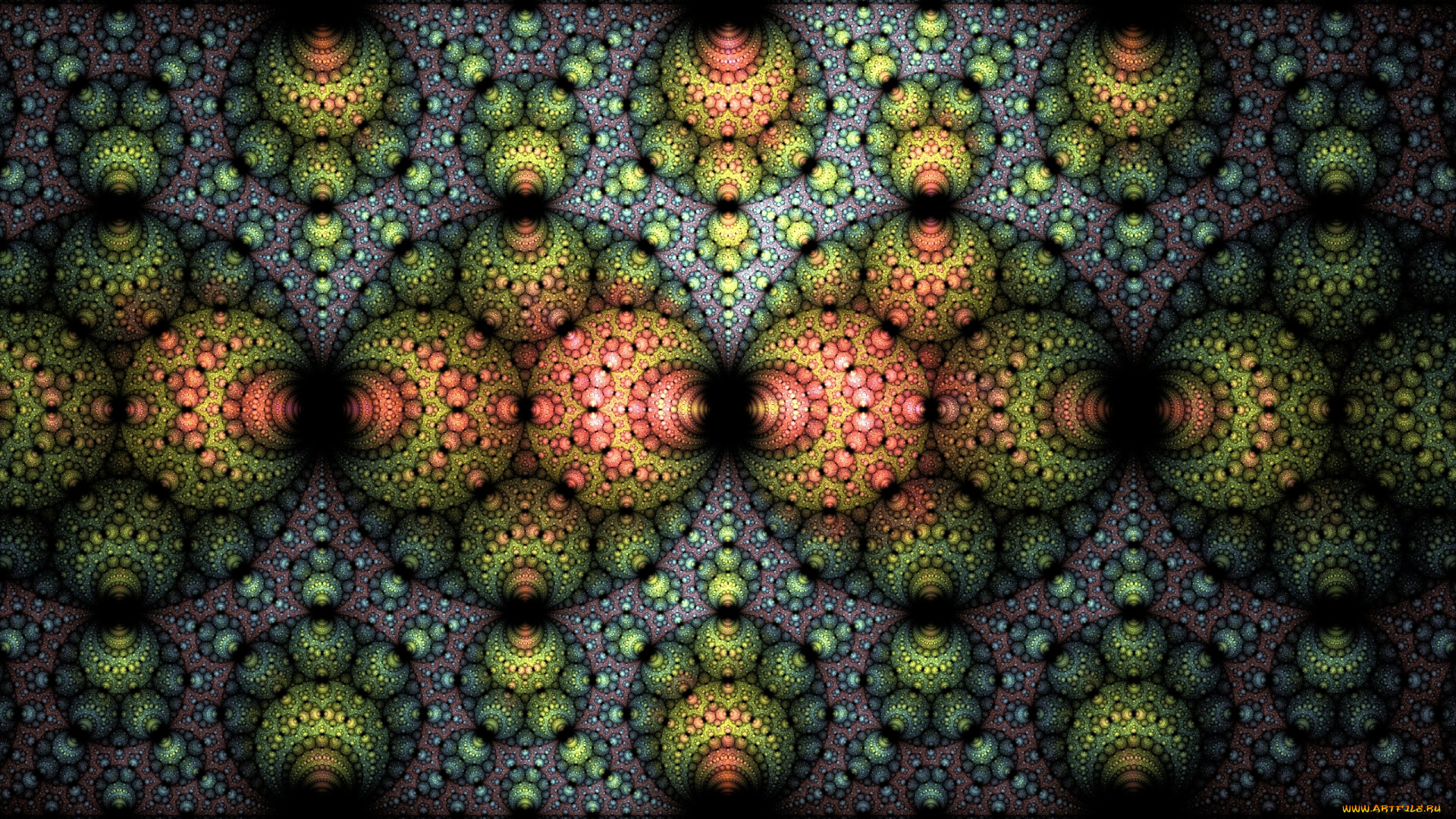 3д, графика, фракталы, , fractal, абстракция, фрактал, бесконечность, круги, орнамент, узоры