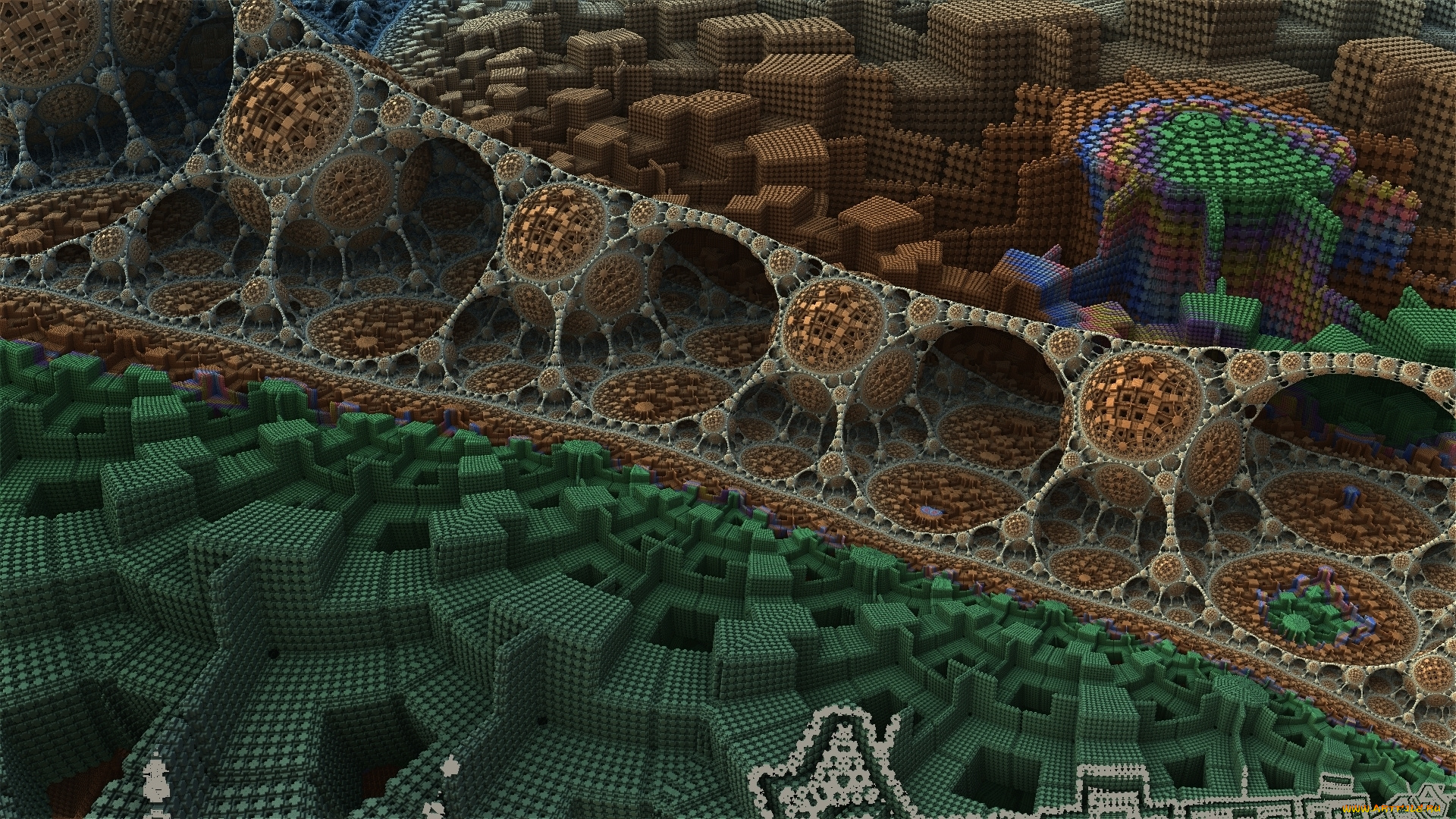 3д, графика, фракталы, , fractal, форма, фон, абстракция, цвет