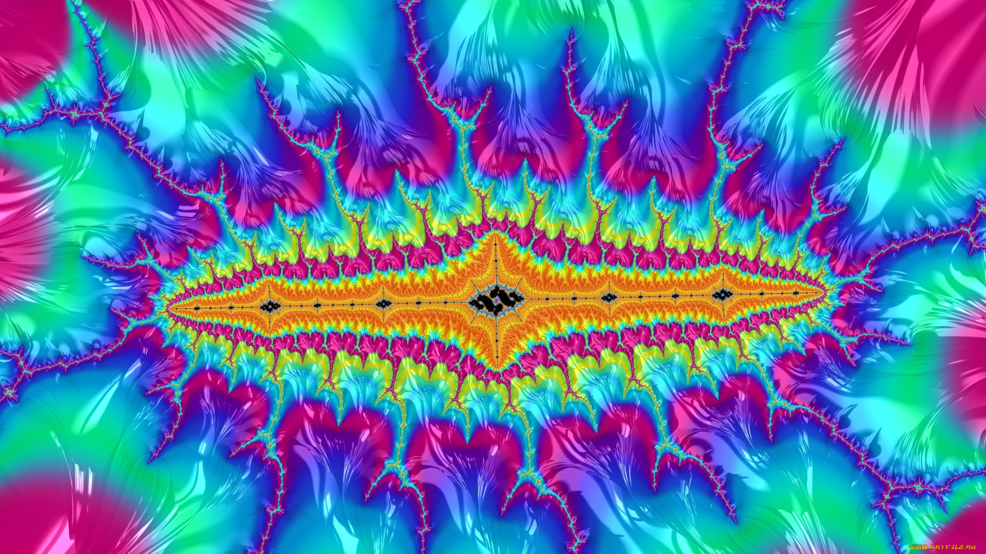 3д, графика, фракталы, , fractal, узор, фон, цвета