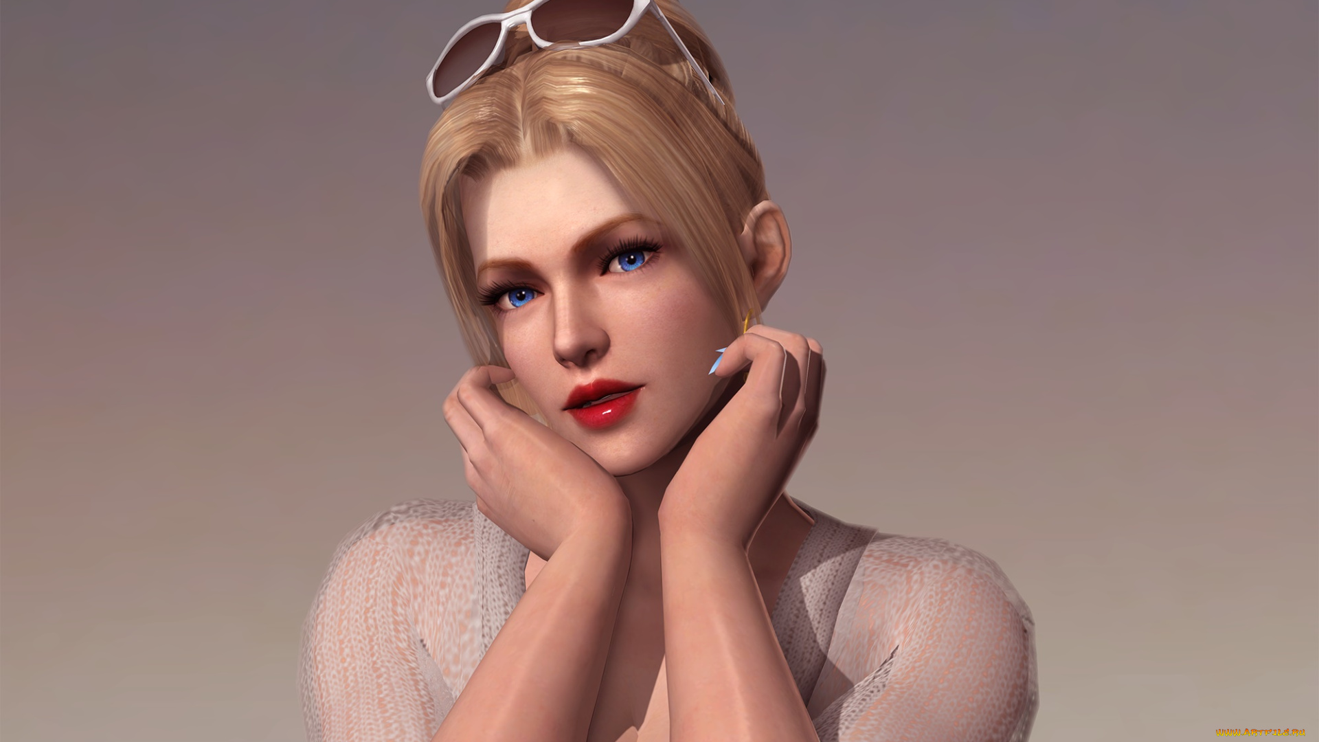 3д, графика, портрет, , portraits, фон, взгляд, девушка