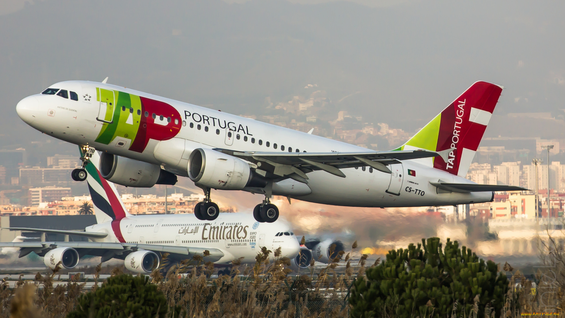 airbus, a319, авиация, пассажирские, самолёты, авиалайнер