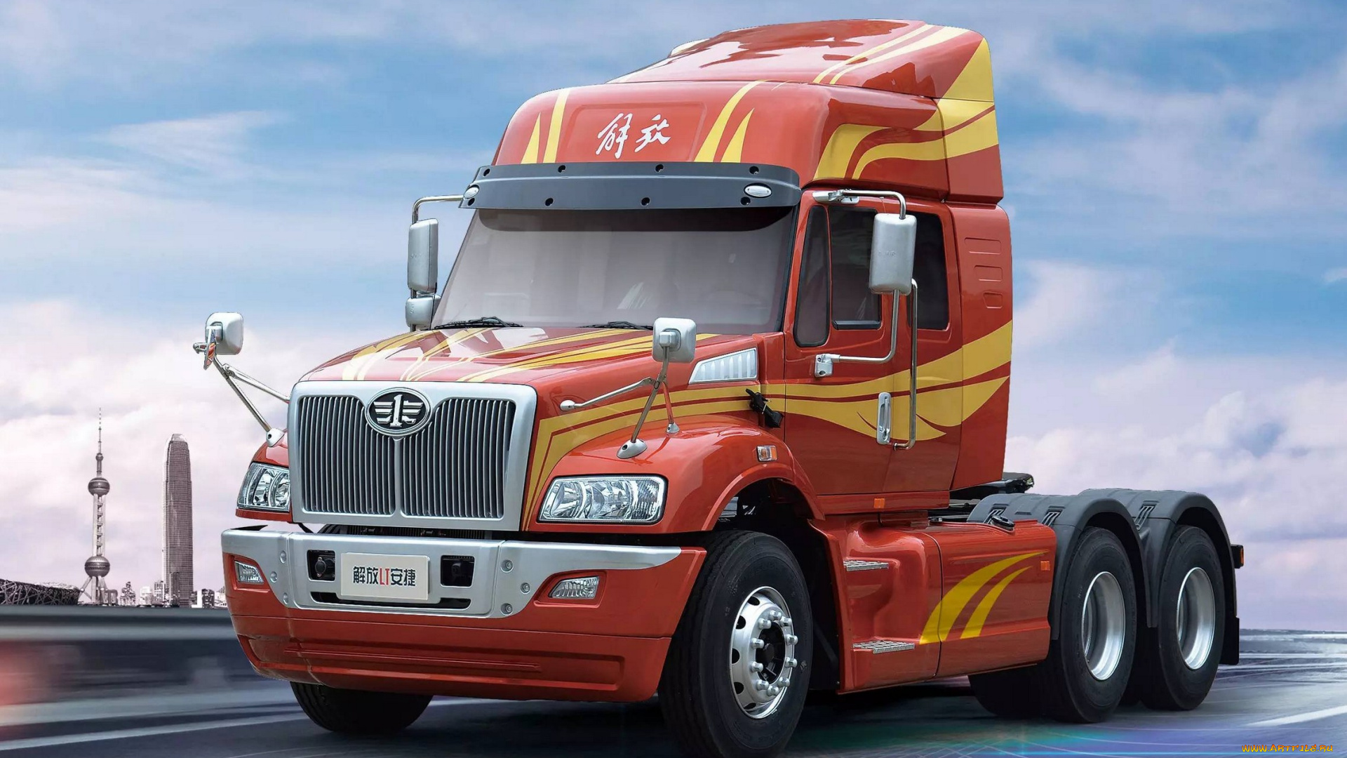 автомобили, грузовики, jiefang