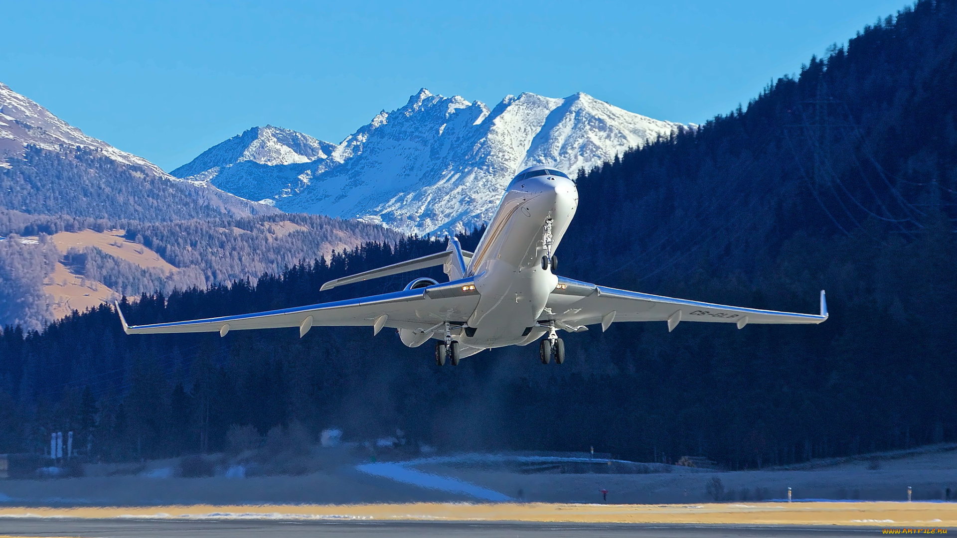 bombardier, global, bd700, авиация, авиационный, пейзаж, креатив, авиалайнер