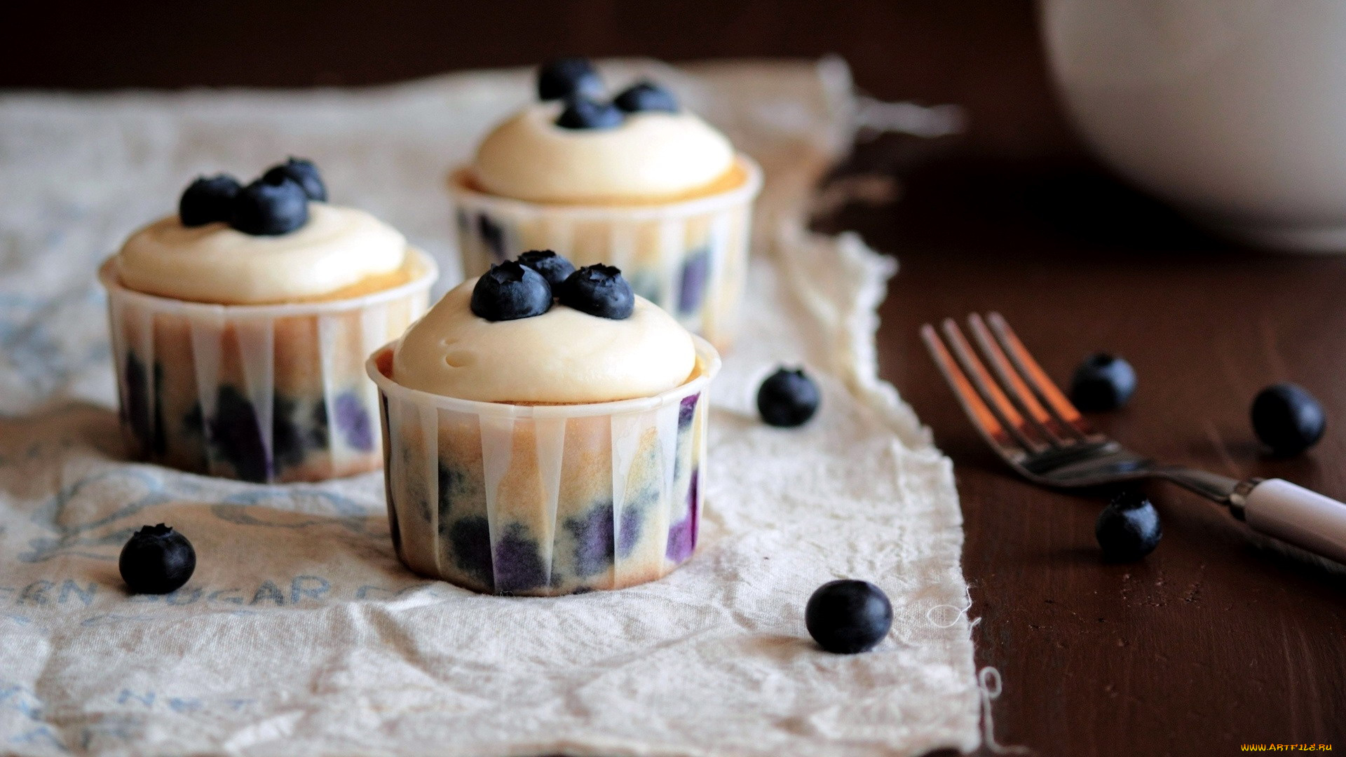 еда, пирожные, , кексы, , печенье, черника, кексы, ягоды