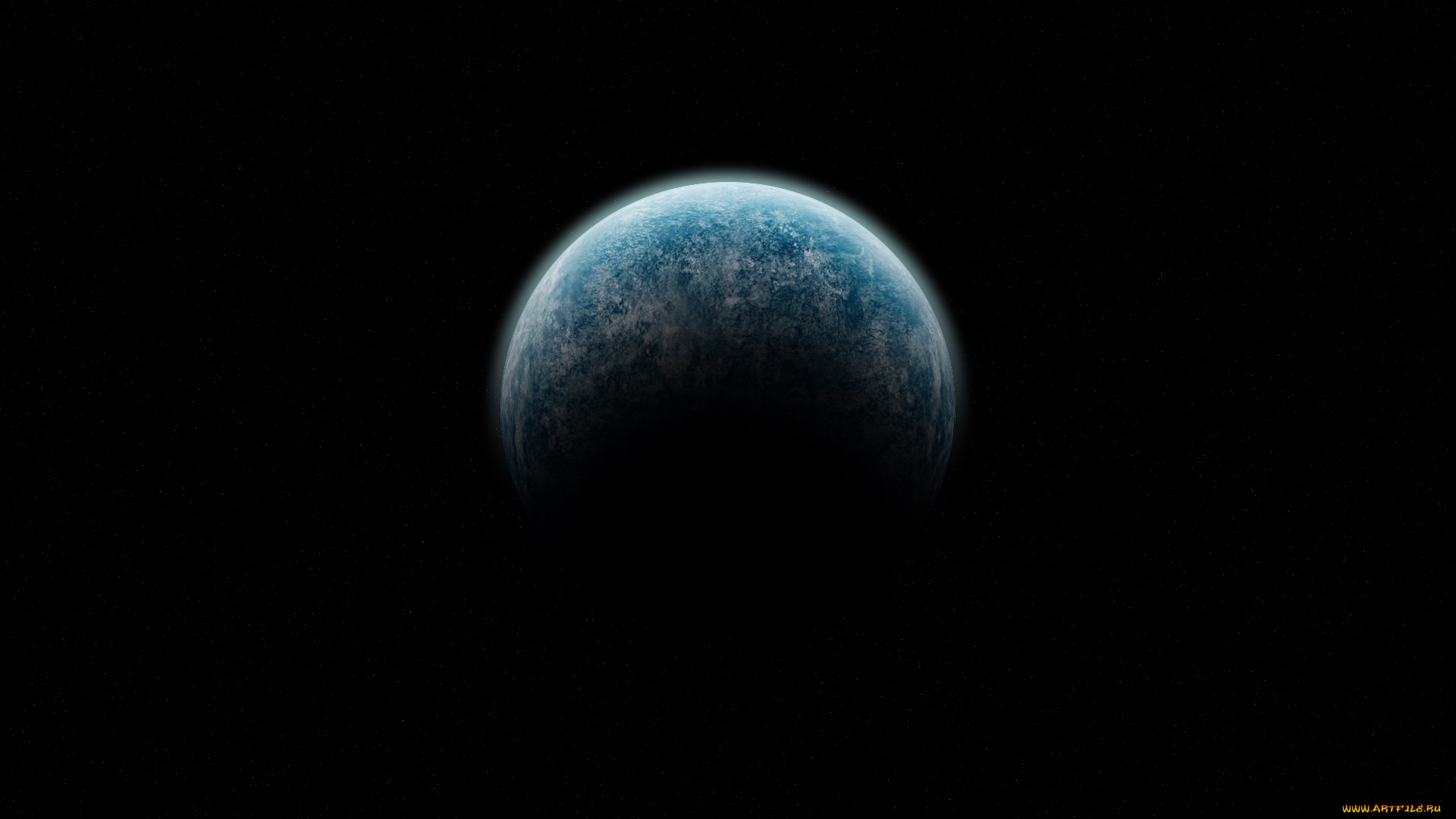 космос, арт, планета, вселенная, звезды