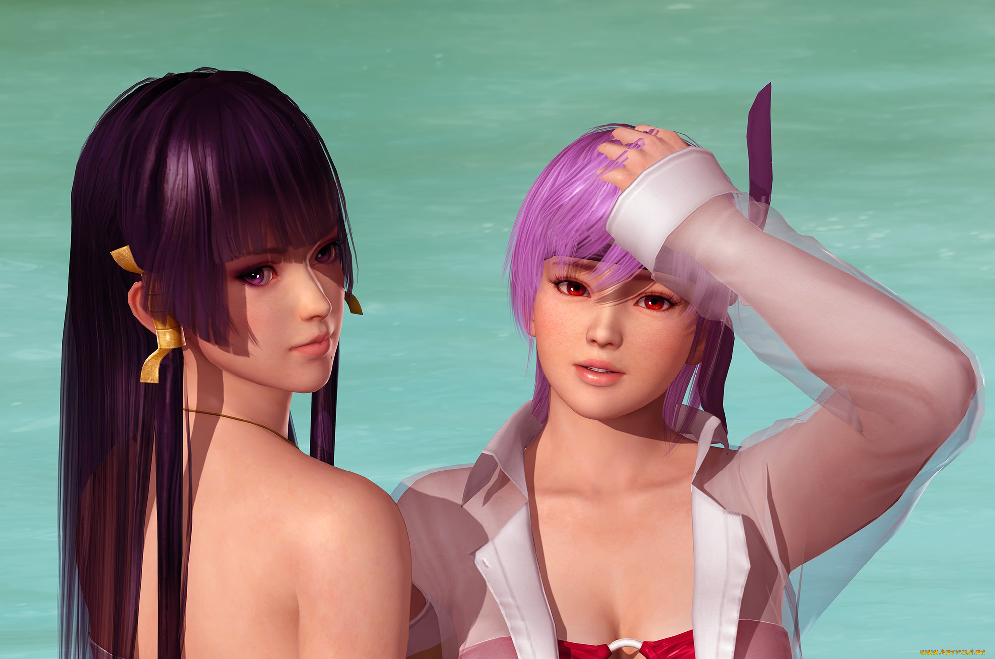 3д, графика, люди, , people, фон, взгляд, девушки