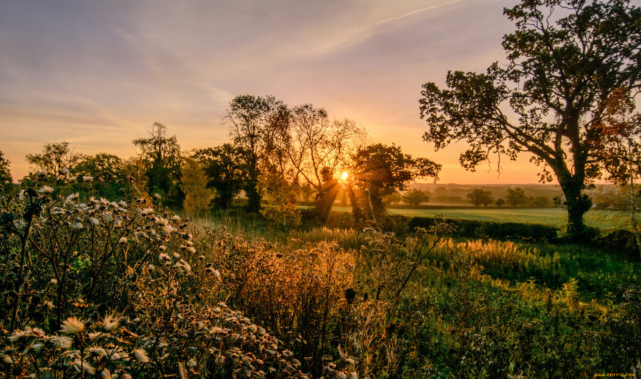природа, восходы, закаты, рассвет