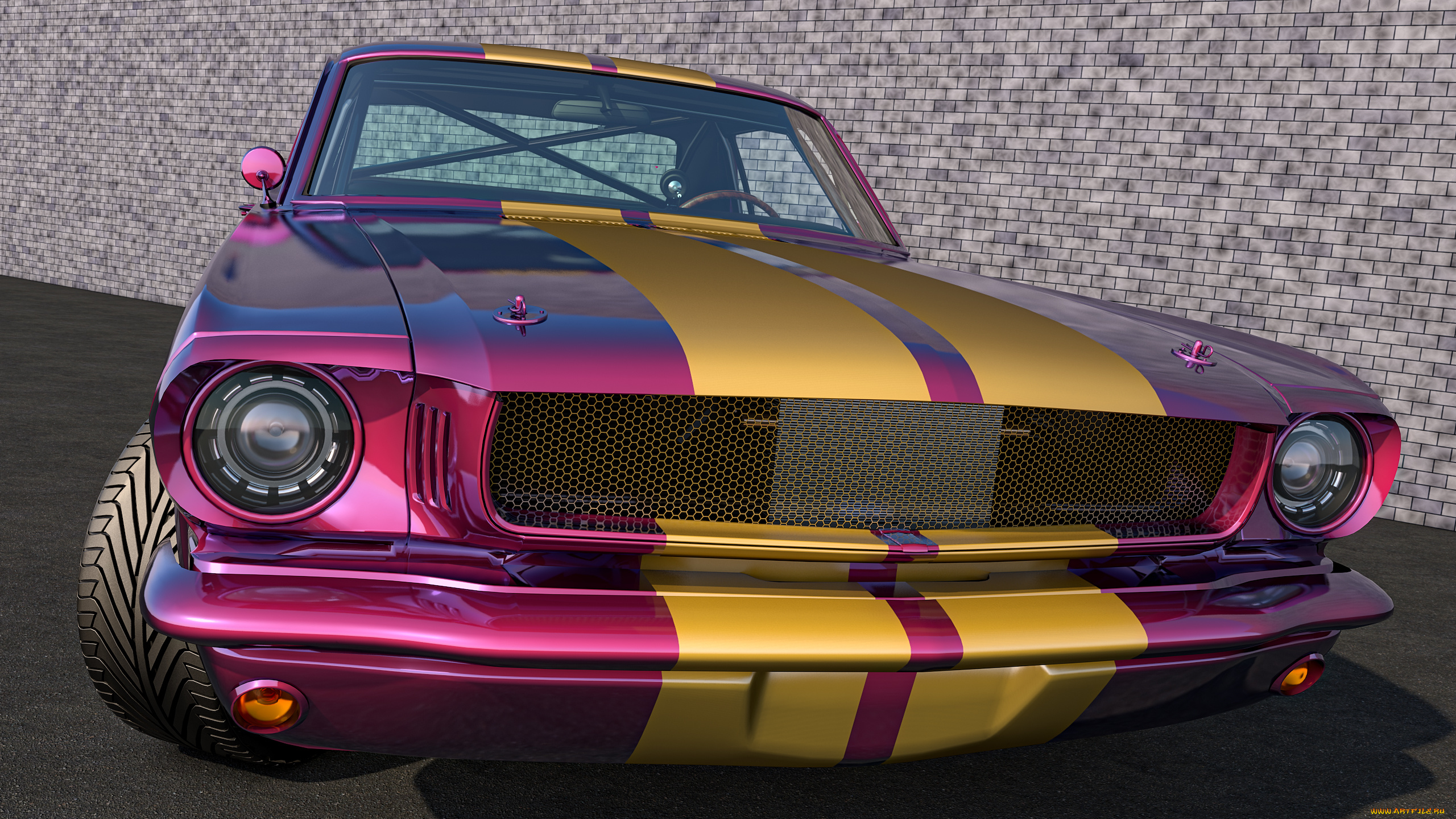 автомобили, 3д, фон, автомобиль