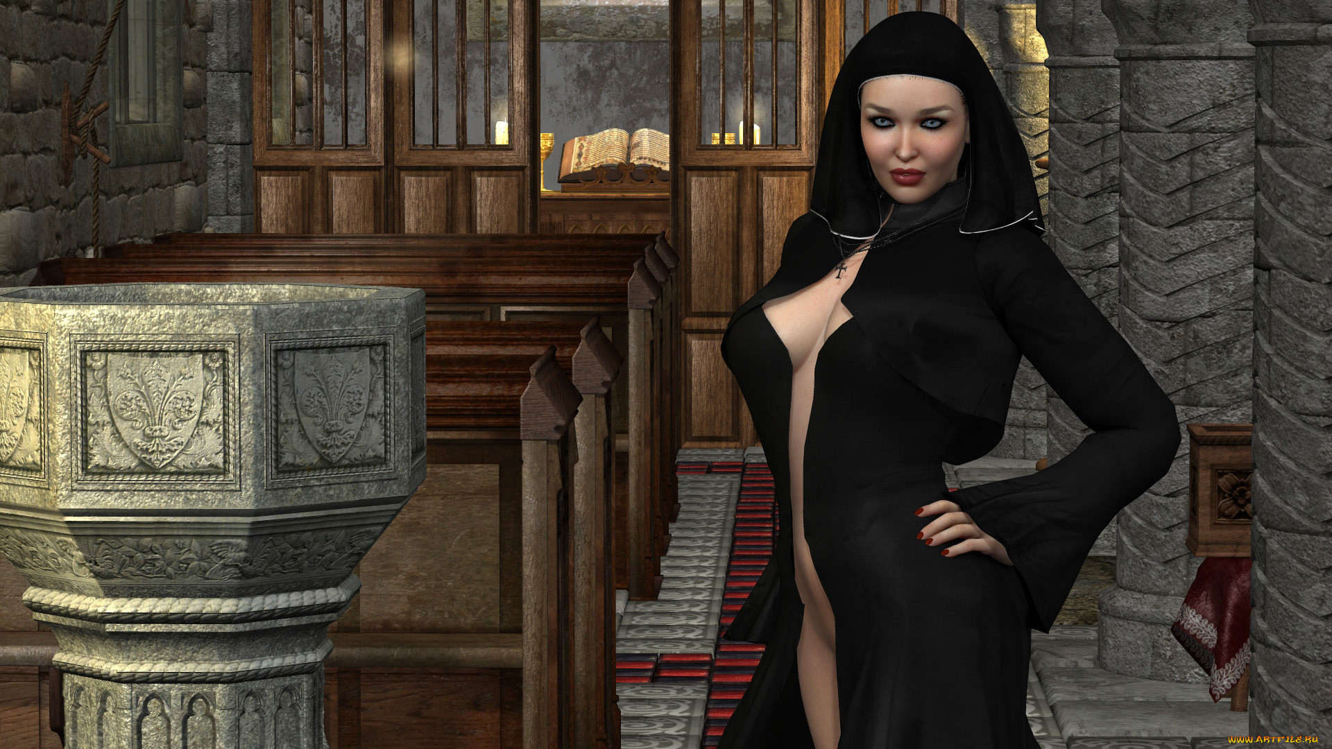 3д, графика, люди, , people, девушка, фон, взгляд