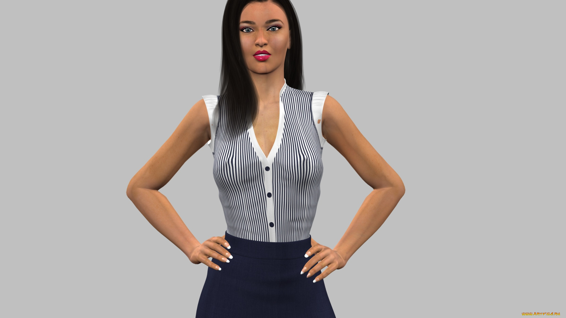 3д, графика, люди, , people, взгляд, девушка, фон