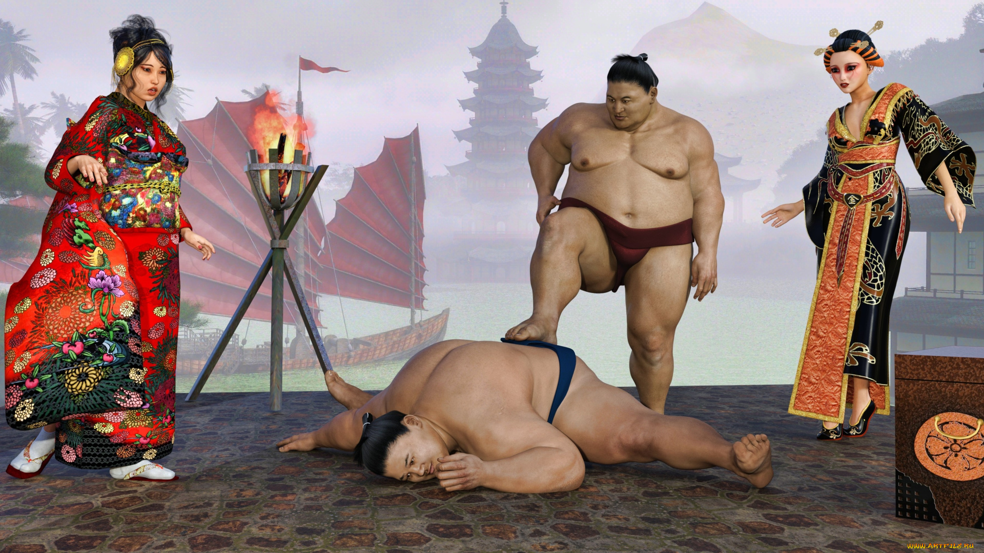 3д, графика, спорт, , sport, девушки, взгляд, фон