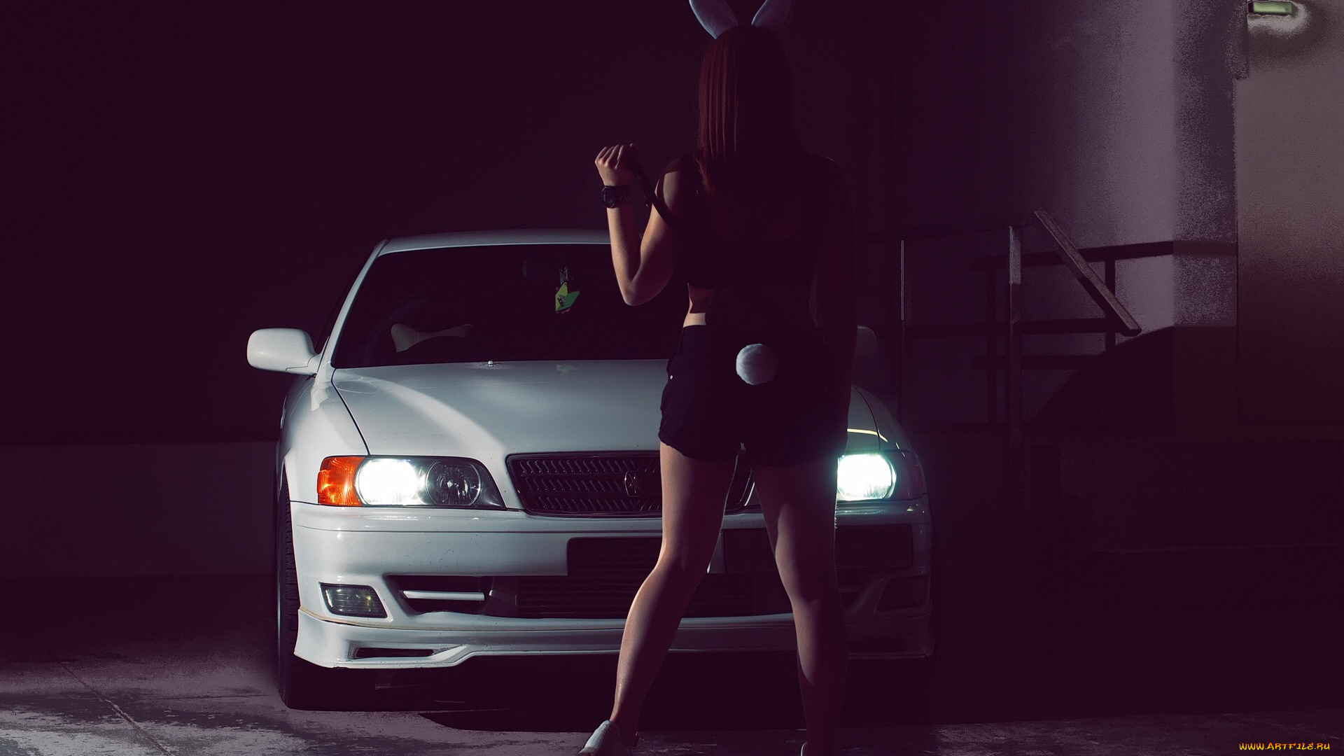 автомобили, -авто, с, девушками, toyota