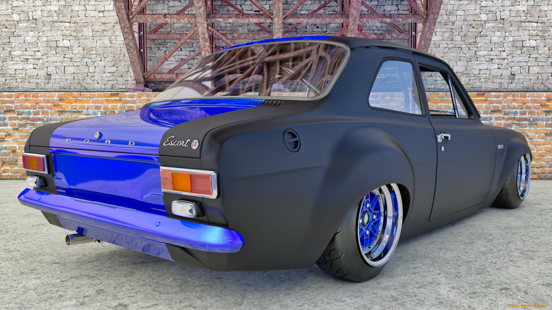 автомобили, 3д, фон, автомобиль