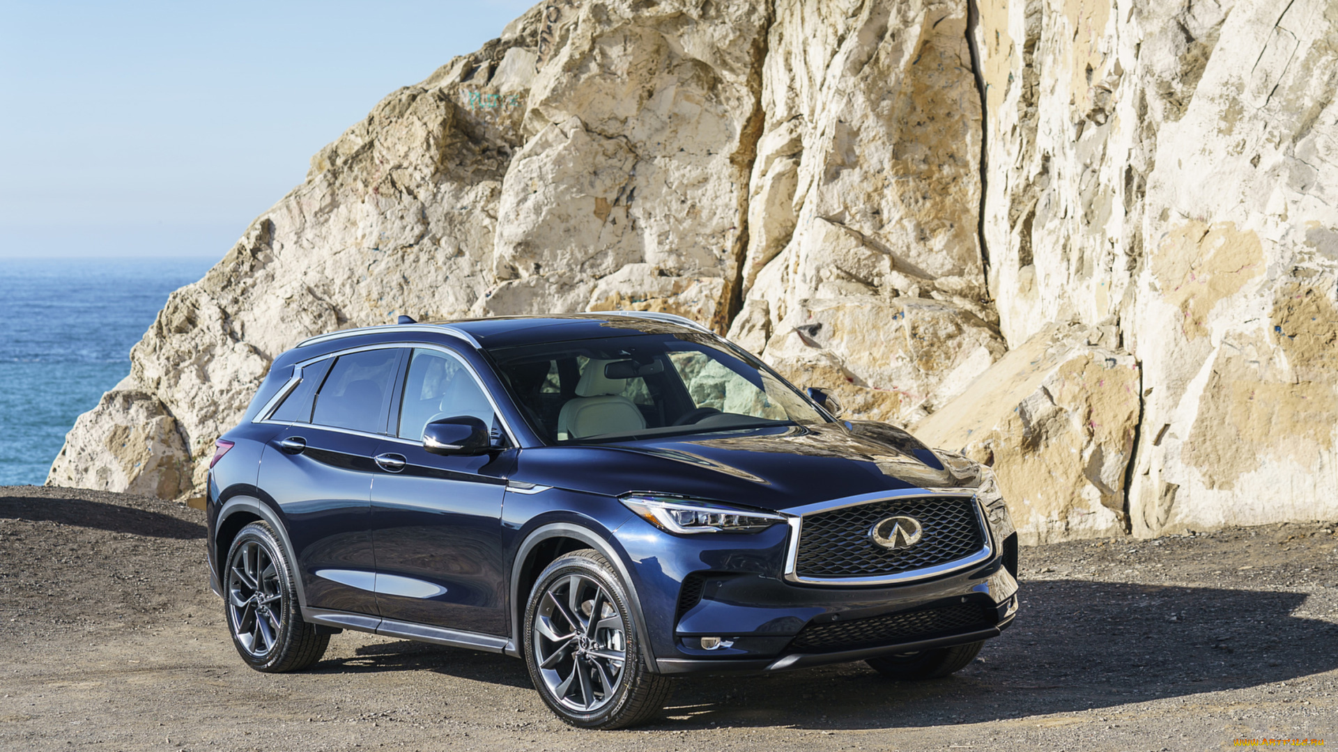 infiniti, qx50, 2019, автомобили, infiniti, blue, 2019, qx50