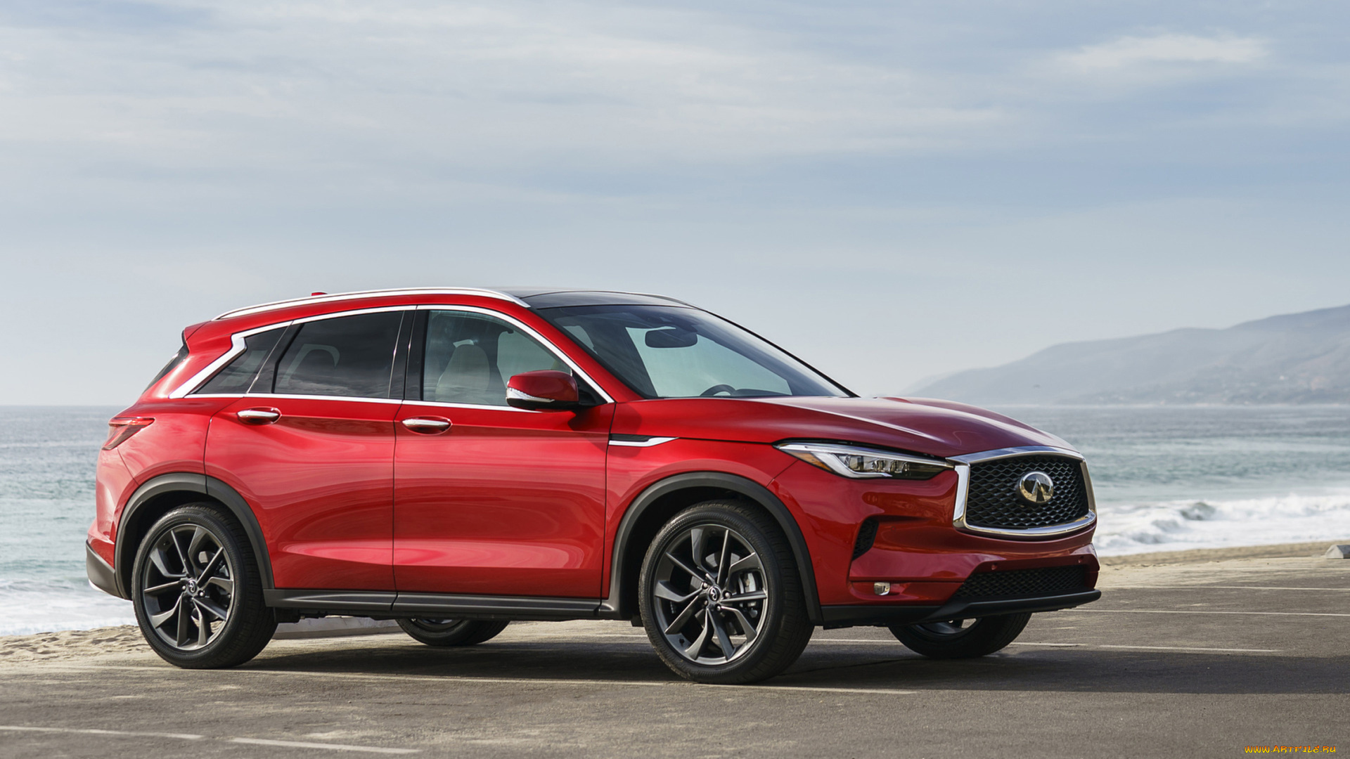 infiniti, qx50, 2019, автомобили, infiniti, qx50, 2019, red