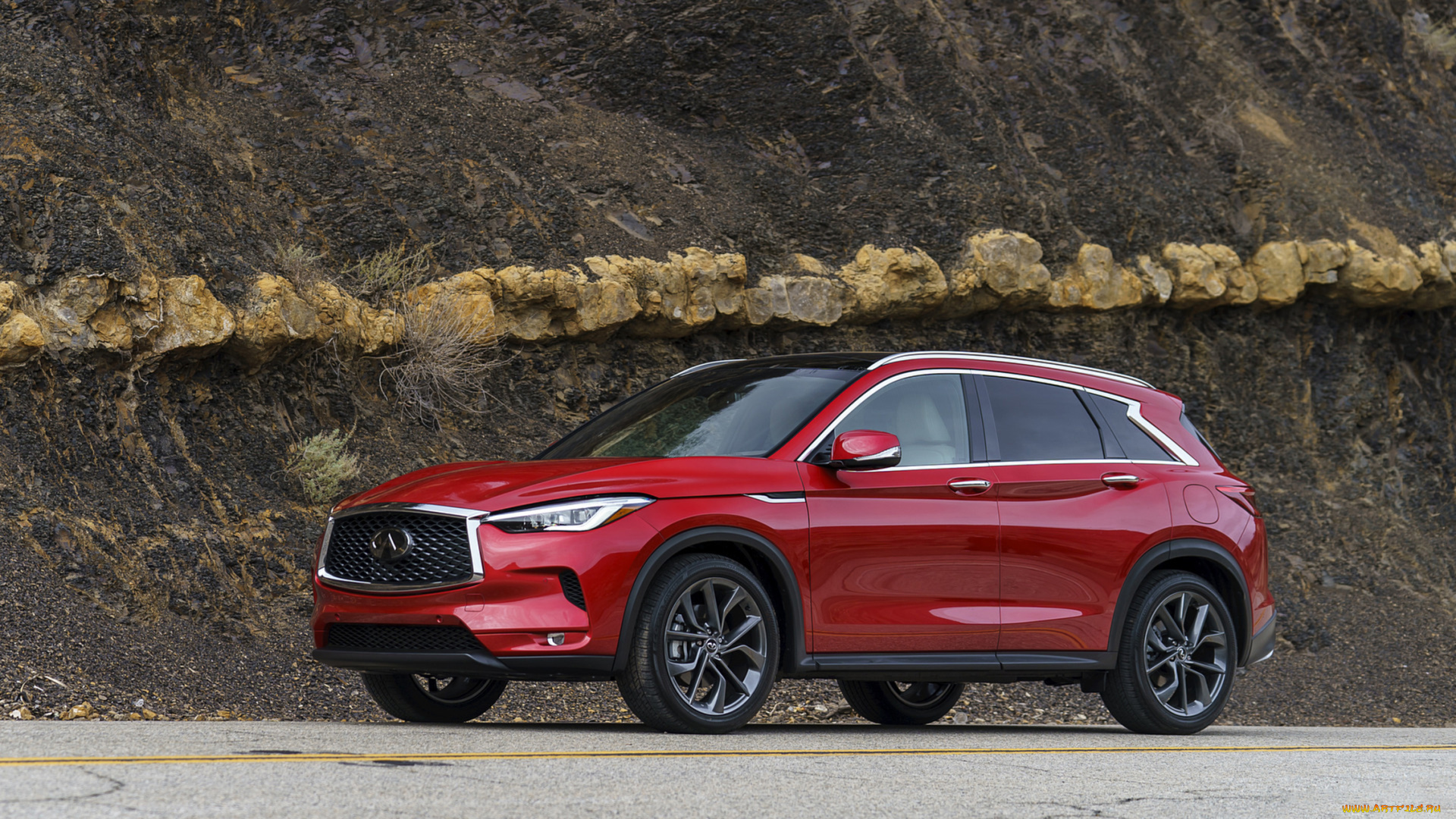 infiniti, qx50, 2019, автомобили, infiniti, qx50, 2019, red
