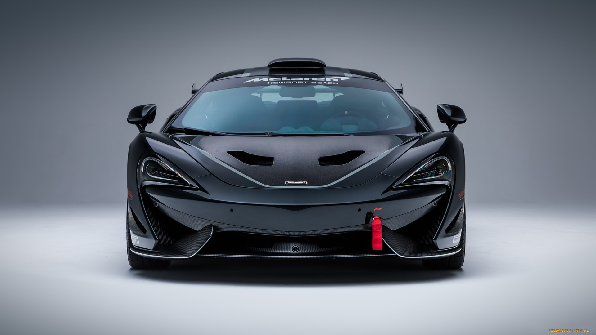 mclaren, 570s, gt4, mso, x, no10, ueno, grey, black, accents, 2018, автомобили, mclaren, 570s, gt4, mso, x, no10, ueno, grey, black, accents, 2018