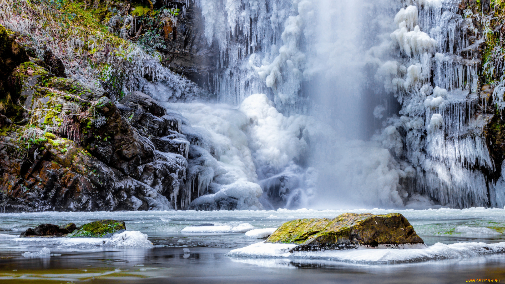 природа, водопады, простор