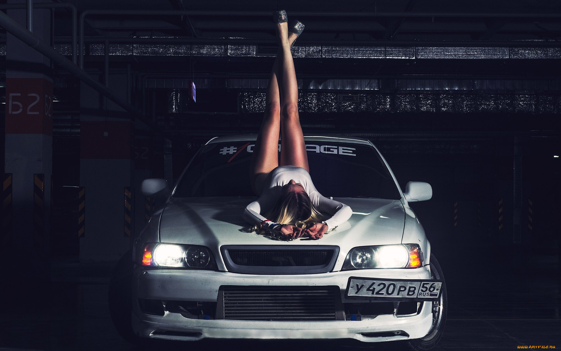 автомобили, -авто, с, девушками, красивая, девушка