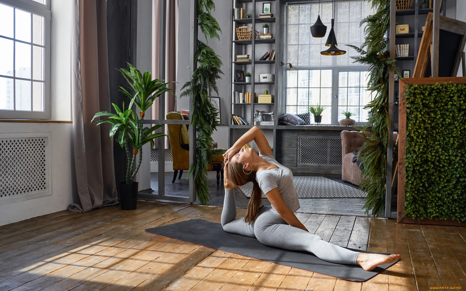 спорт, фитнес, девушка