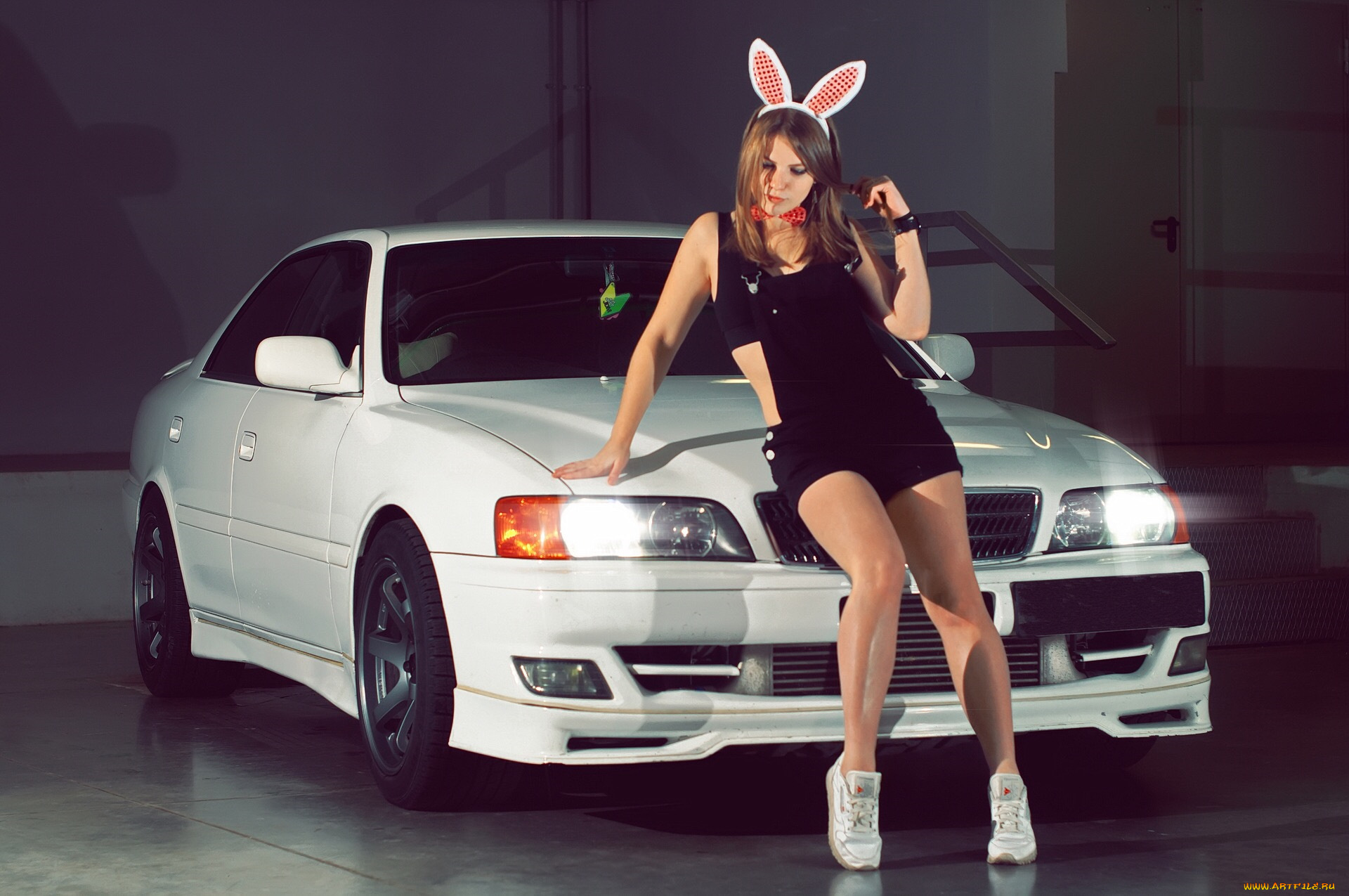 автомобили, -авто, с, девушками, toyota