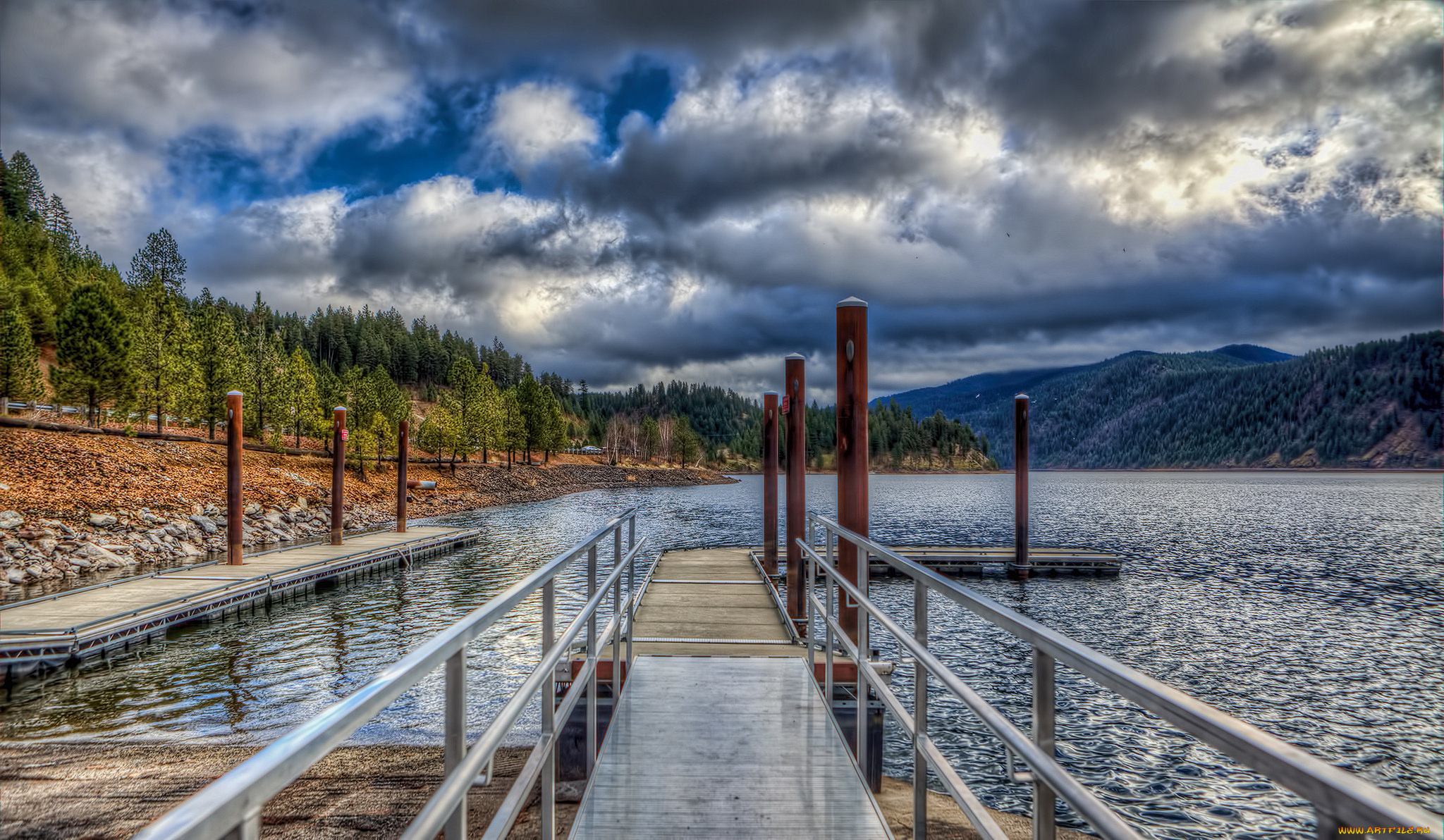 природа, реки, озера, простор