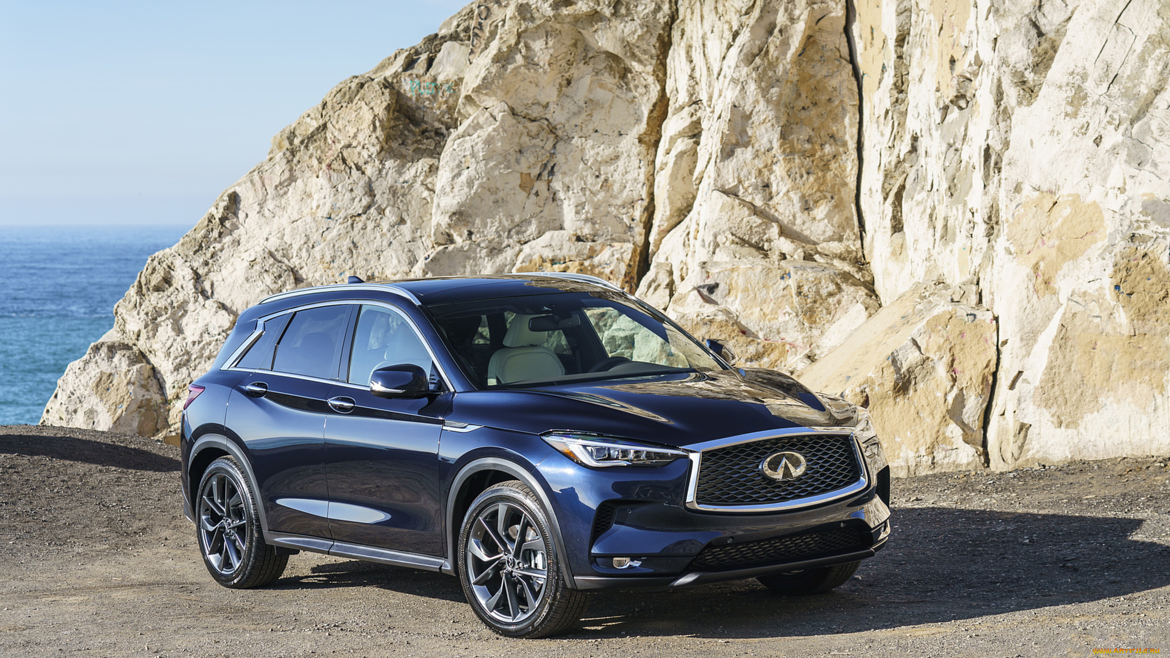 infiniti, qx50, 2019, автомобили, infiniti, blue, 2019, qx50