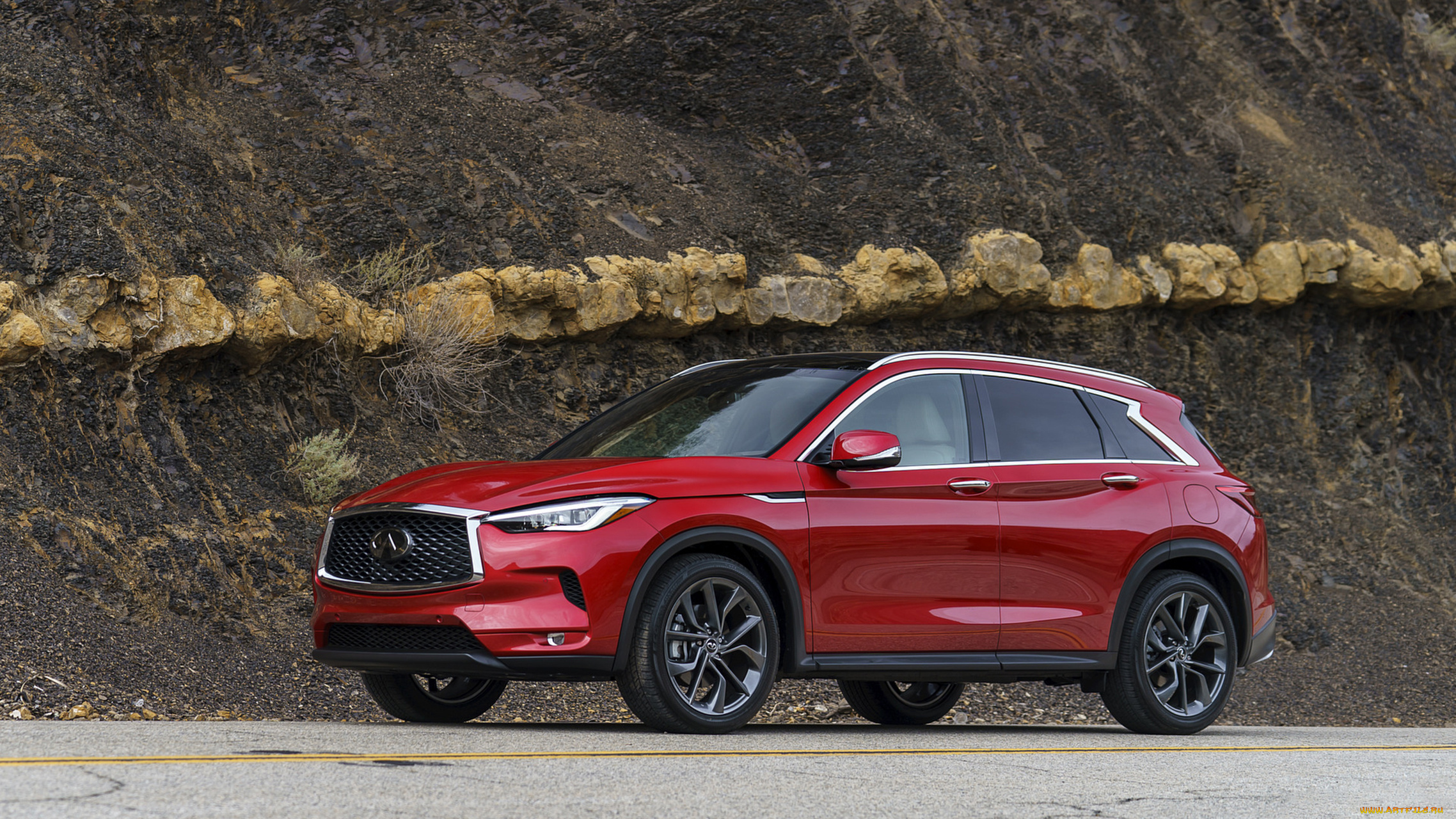 infiniti, qx50, 2019, автомобили, infiniti, qx50, 2019, red