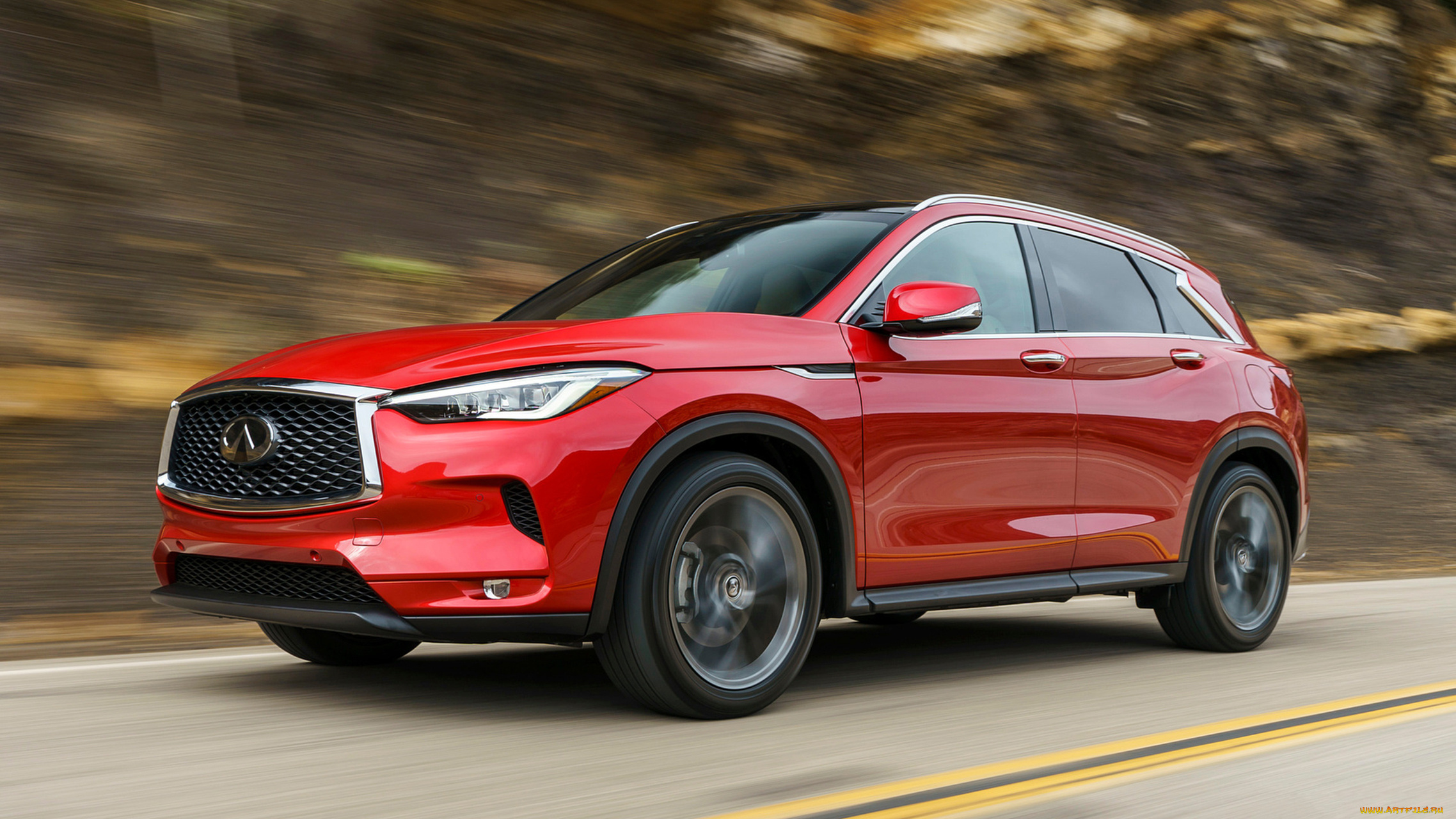 infiniti, qx50, 2019, автомобили, infiniti, qx50, 2019, red