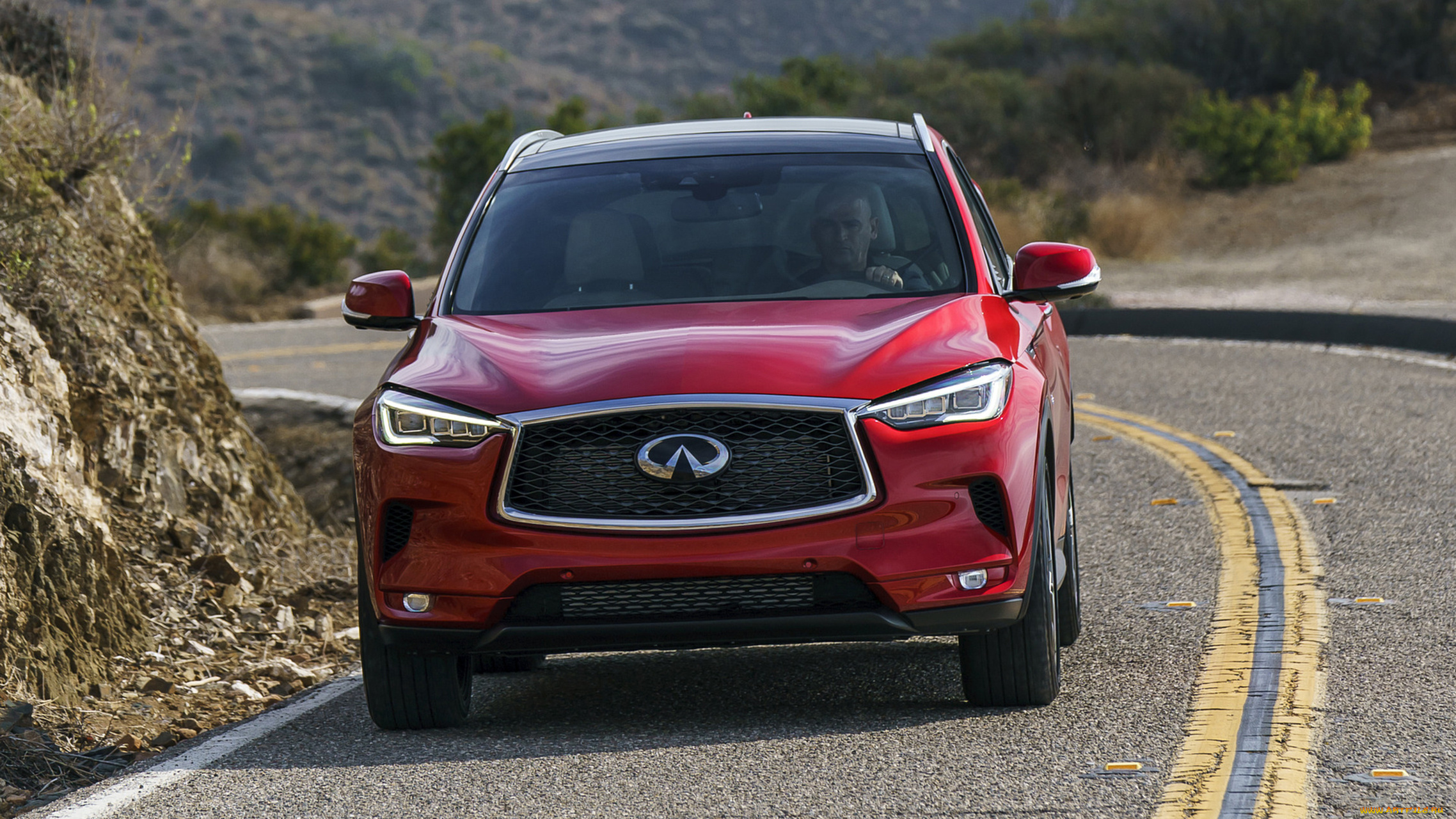 infiniti, qx50, 2019, автомобили, infiniti, red, 2019, qx50