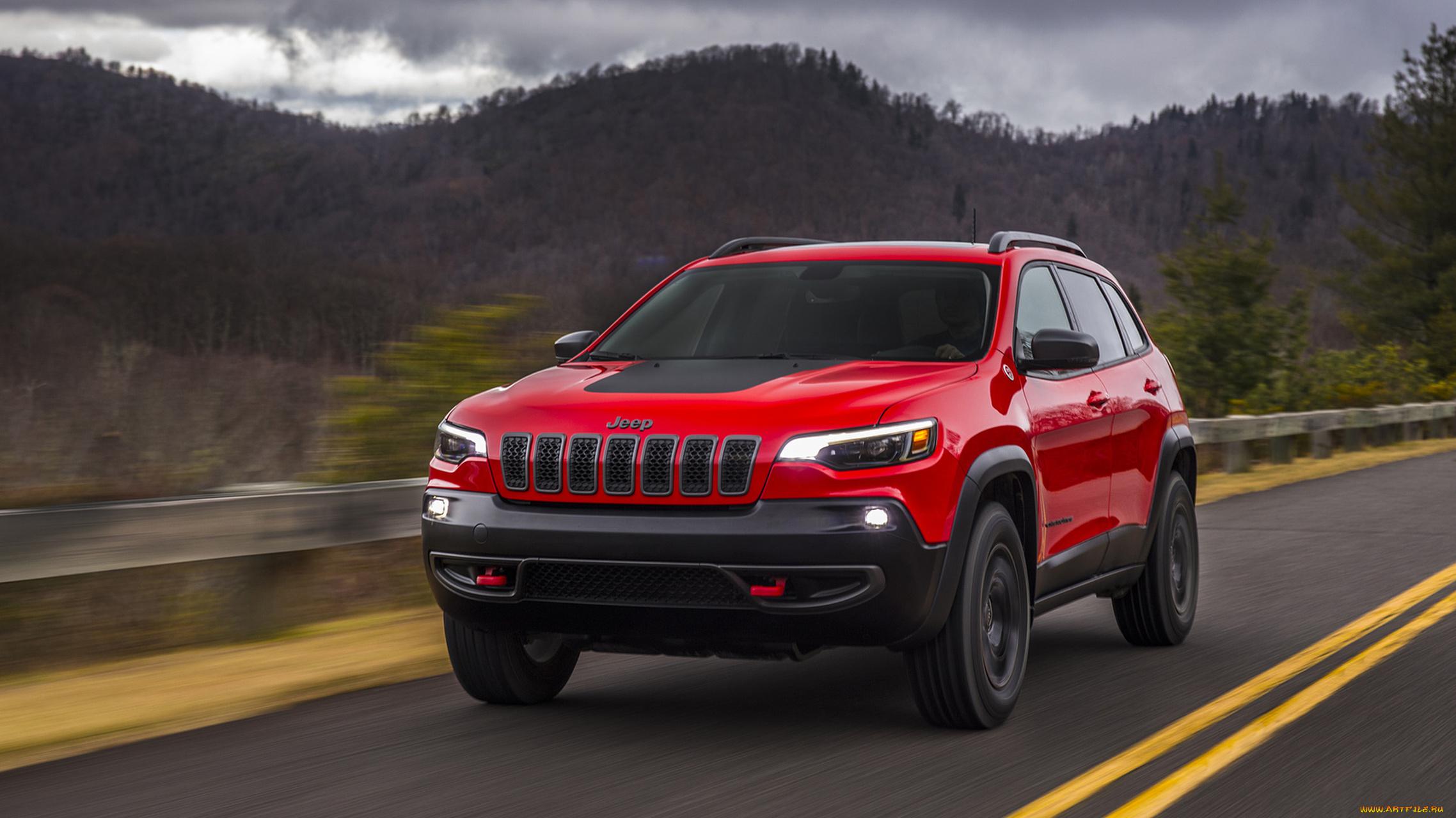 jeep, cherokee, trailhawk, 2019, автомобили, jeep, red, 2019, trailhawk, cherokee