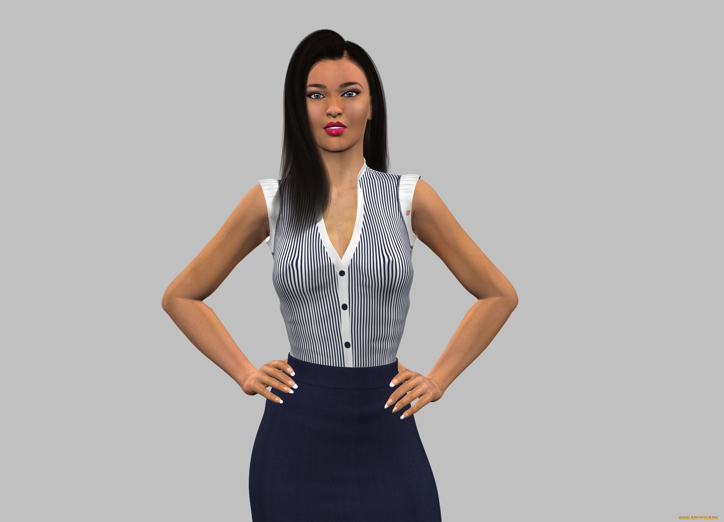 3д, графика, люди, , people, взгляд, девушка, фон