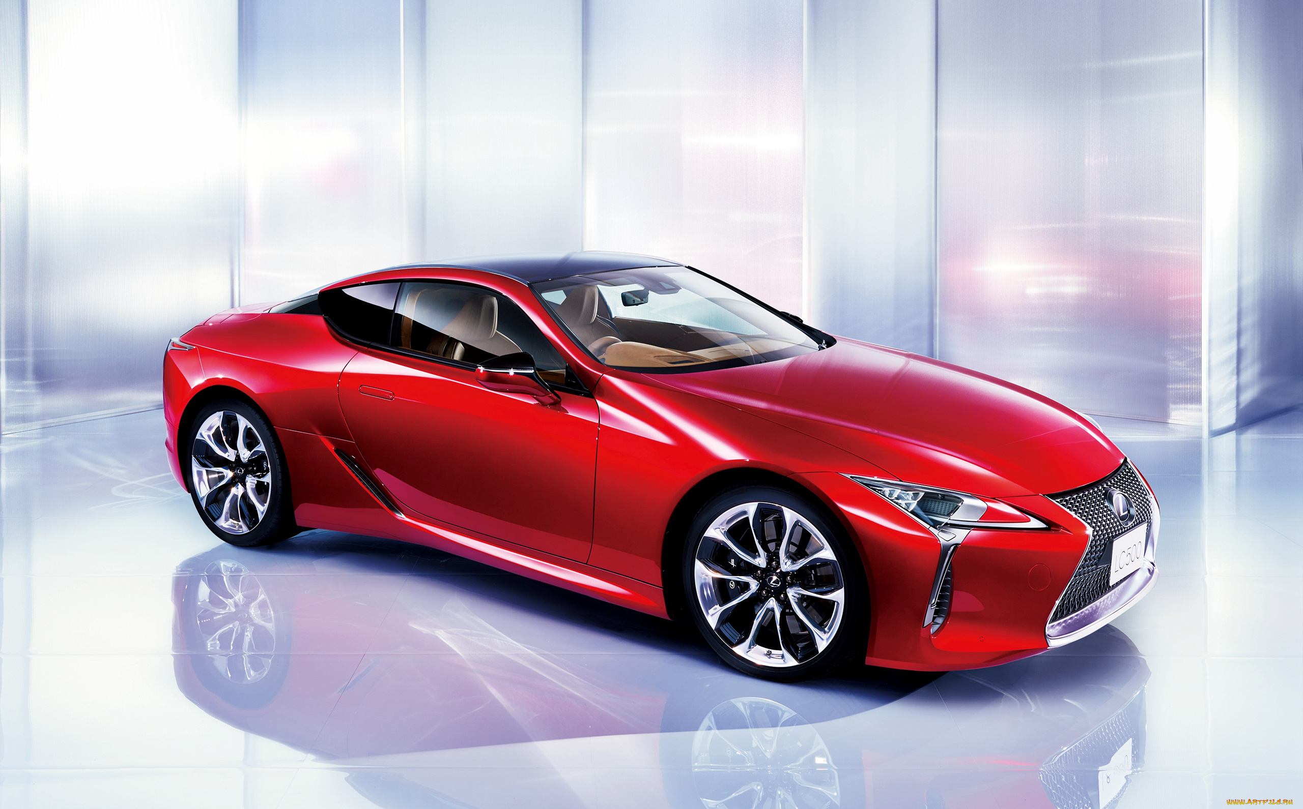 lexus, lc-500, north, america, 2017, автомобили, lexus, lc-500, north, america, 2017, красный