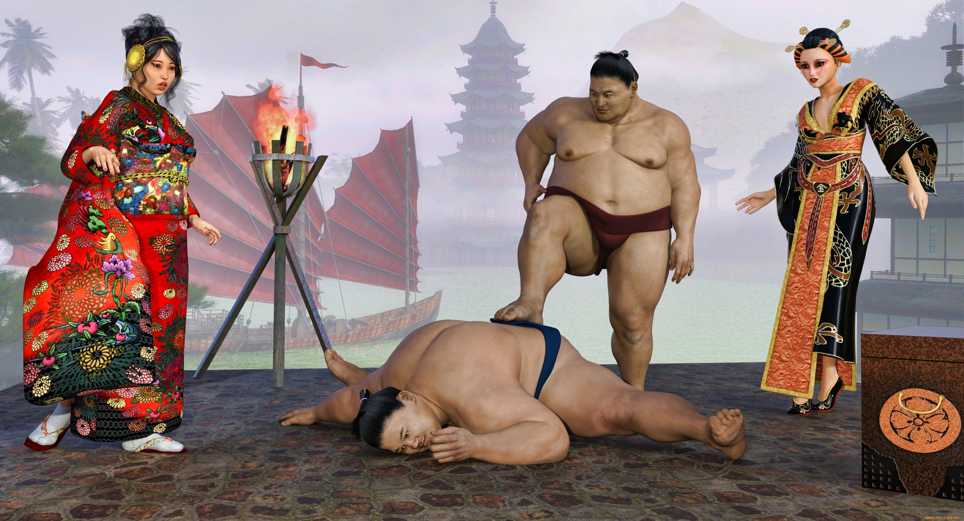 3д, графика, спорт, , sport, девушки, взгляд, фон